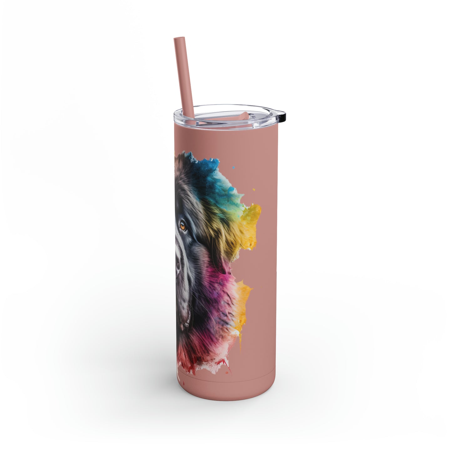 Newfoundland Dog 3 Maars Maker Skinny Matte Tumbler, 20oz
