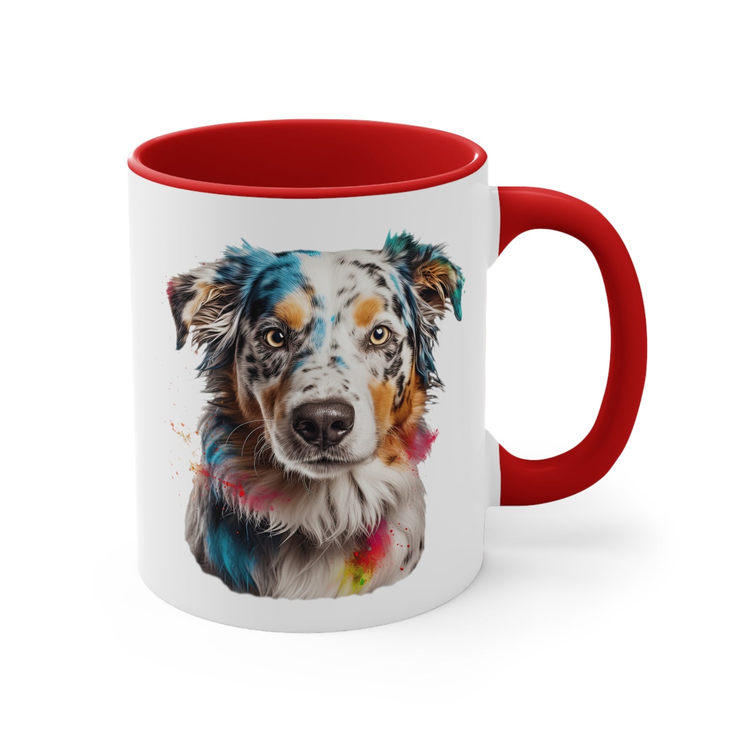 Australian Shepherd 3 Accent Mugs
