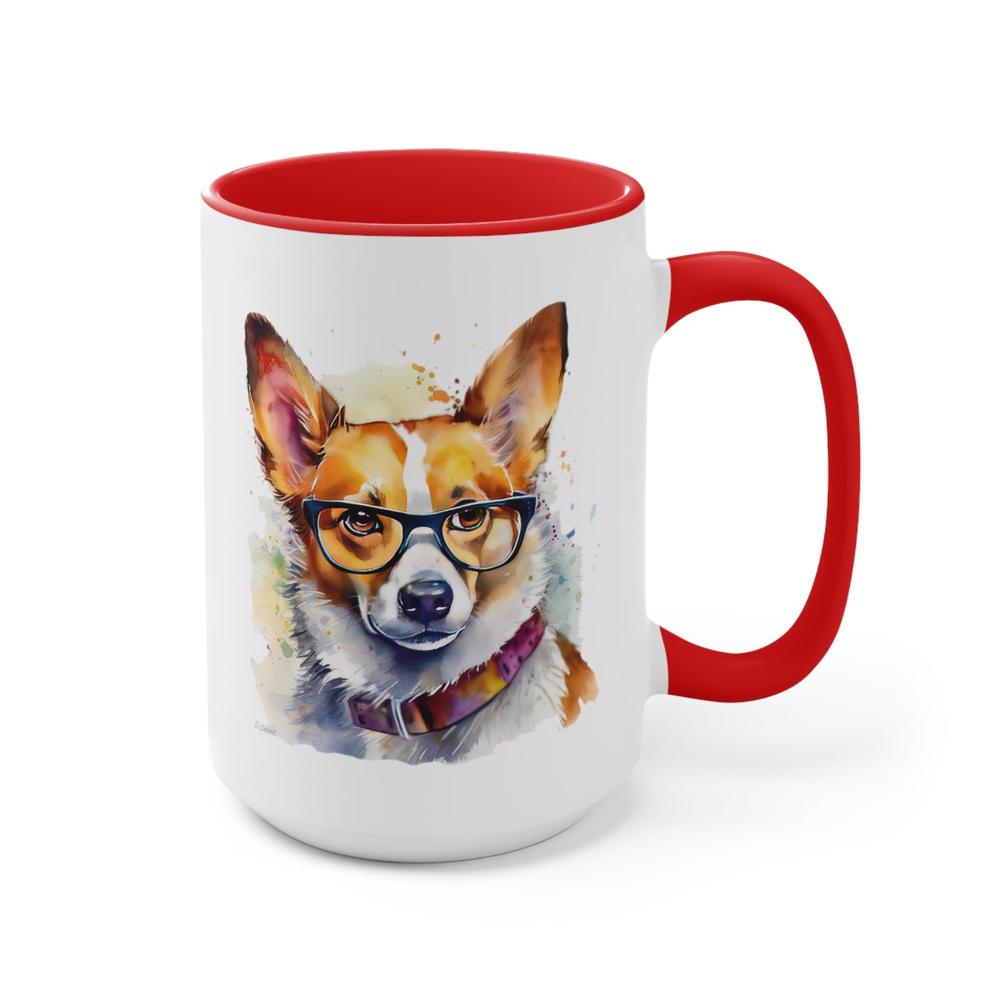 Pembroke Welsh Corgi 4 Accent Mugs