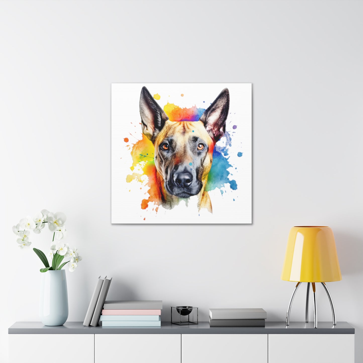 Belgium Malinois 3 Canvas Gallery Wraps