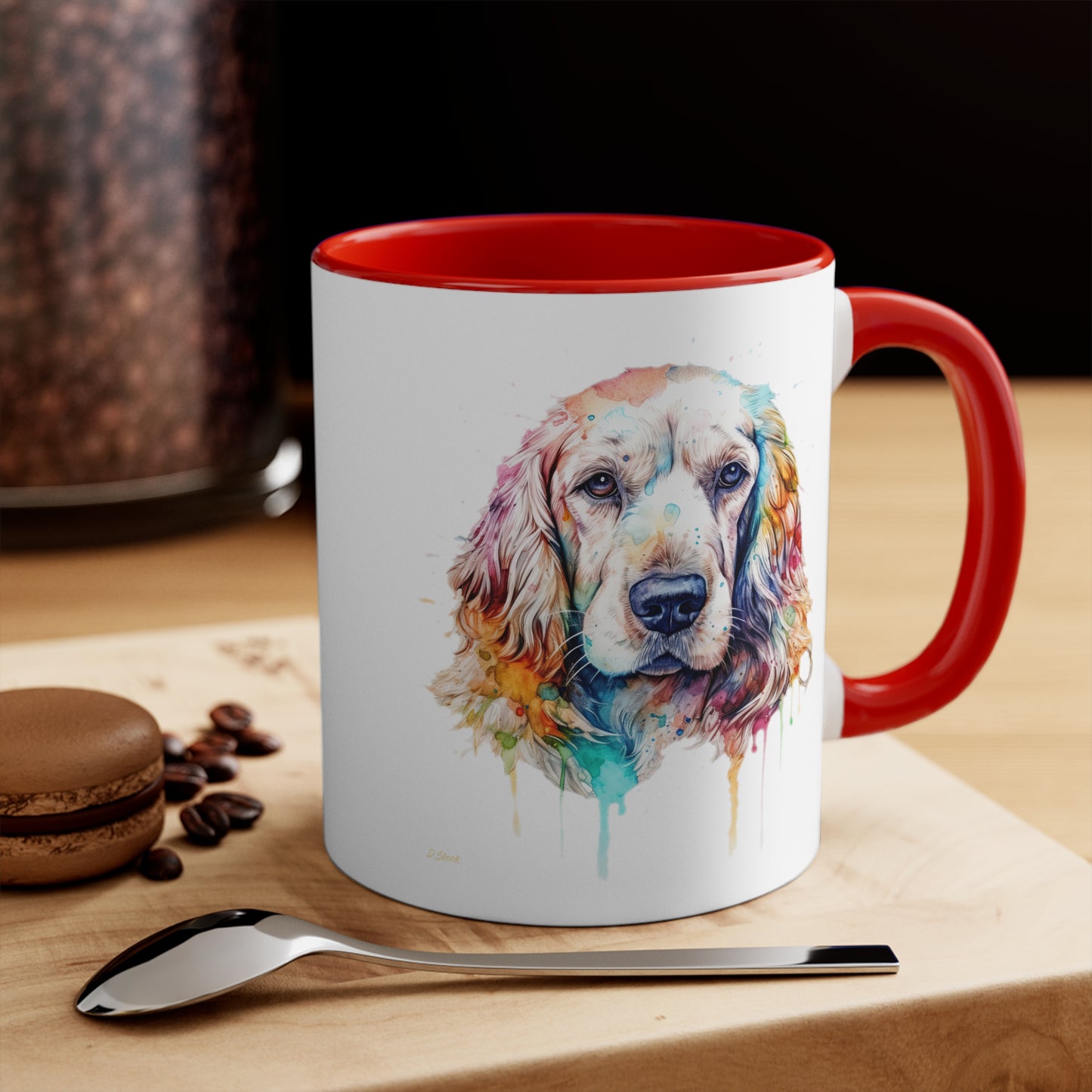 English Cocker Spaniel 1 Accent Mugs