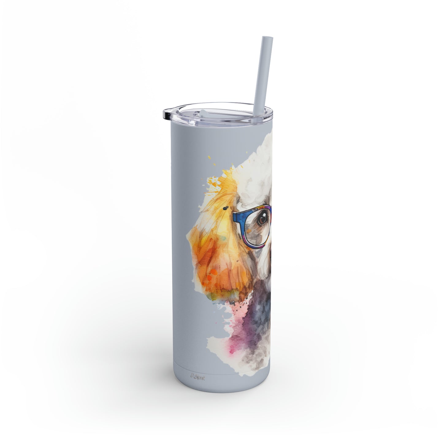 Poodle 10 Maars Maker Skinny Matte Tumbler, 20oz
