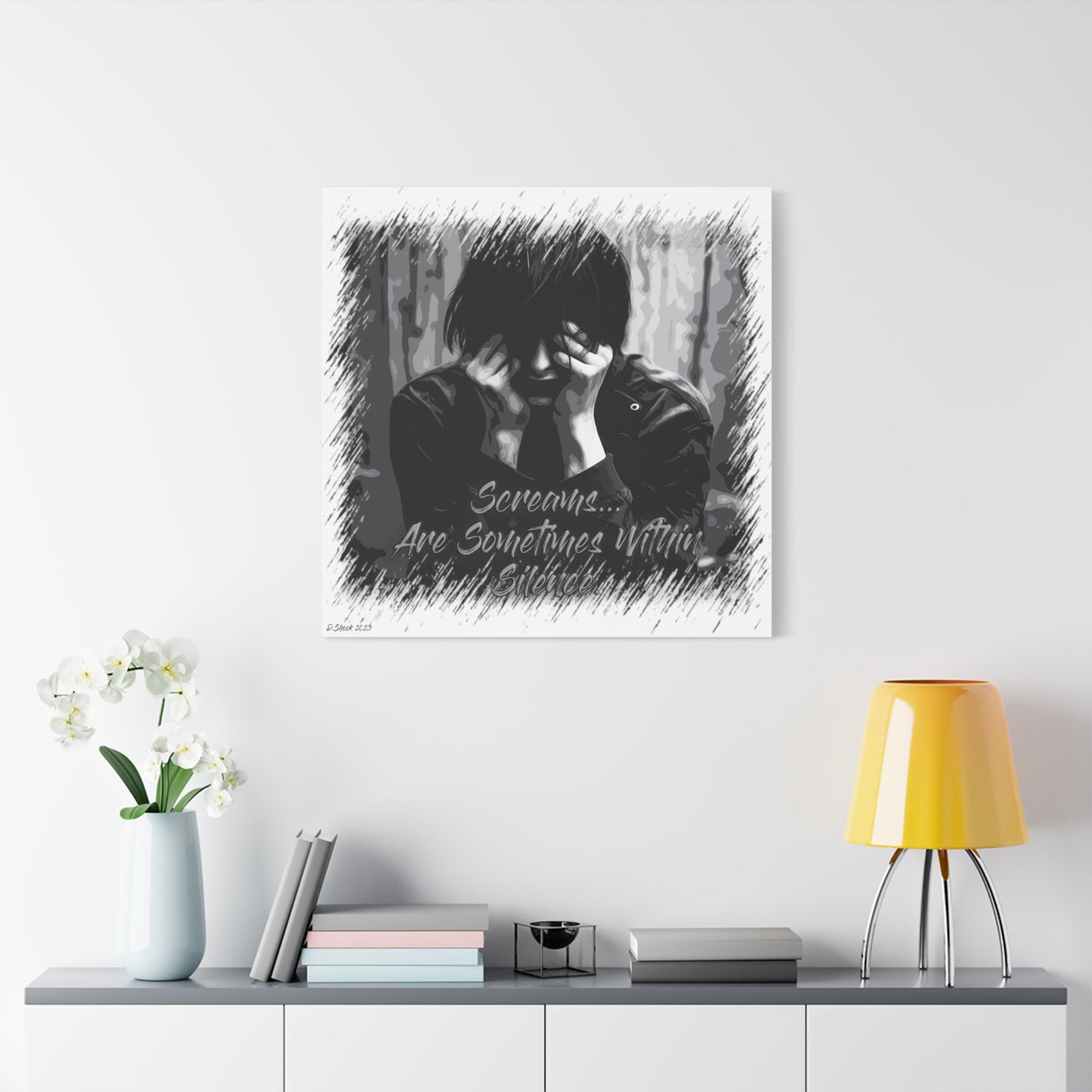 Screams: Matte Canvas, Stretched, 1.25"