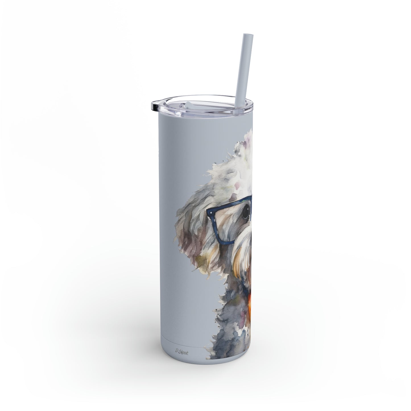 Bichon Frise 4 Maars Maker Skinny Matte Tumbler, 20oz