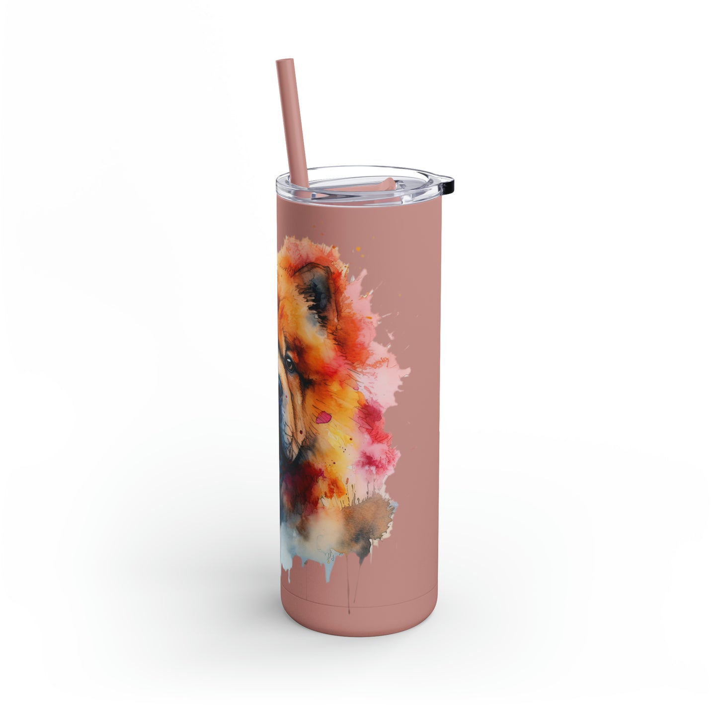 Chow Chow 1 Maars Maker Skinny Matte Tumbler, 20oz