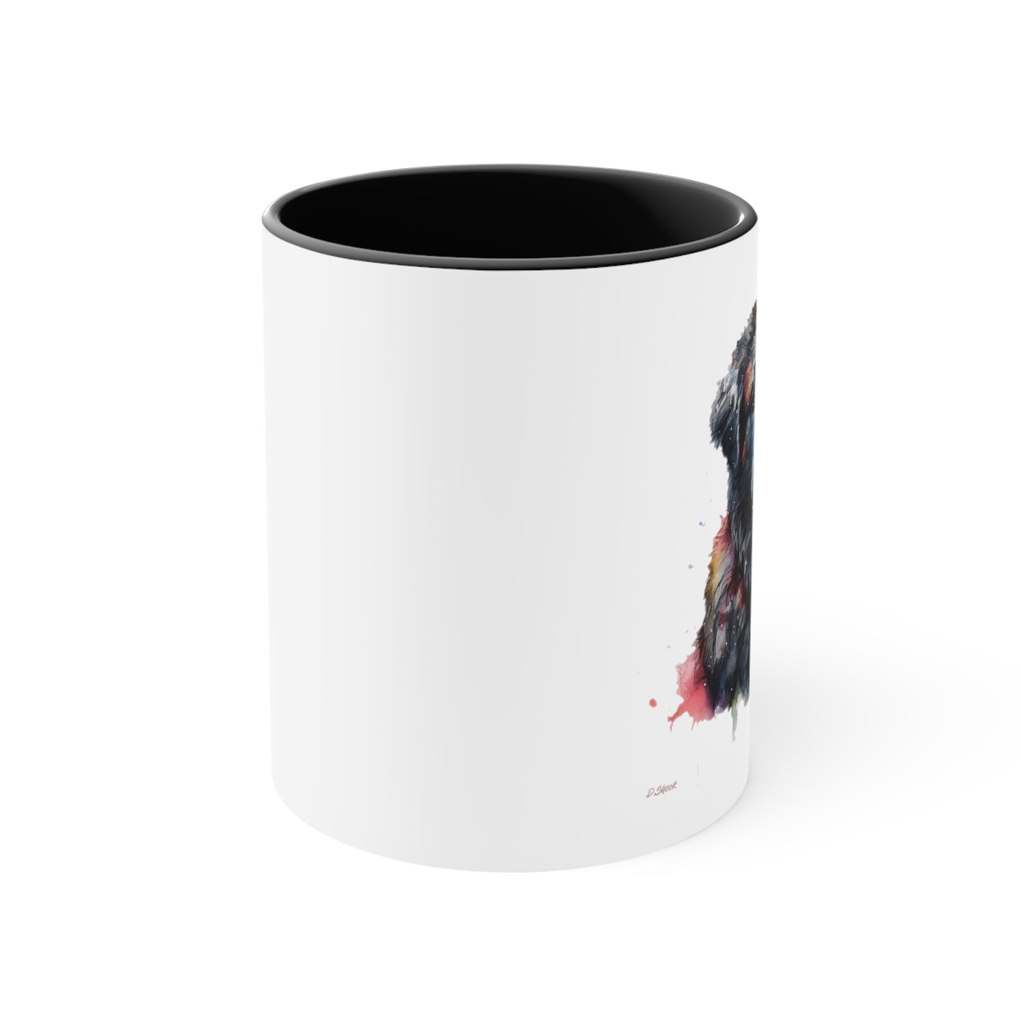 Newfoundland Dog 1 Accent Mugs