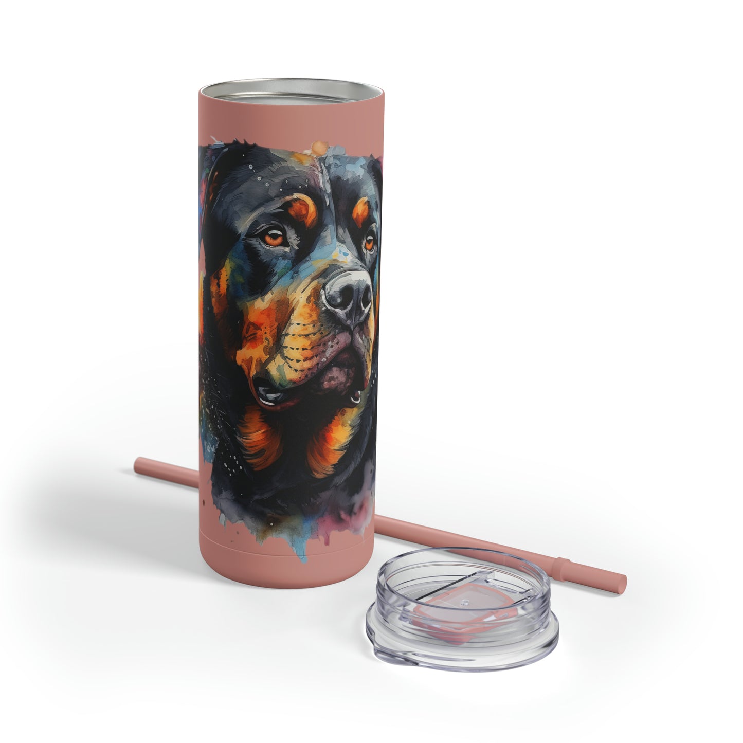 Rottweiler 3 Maars Maker Skinny Matte Tumbler, 20oz