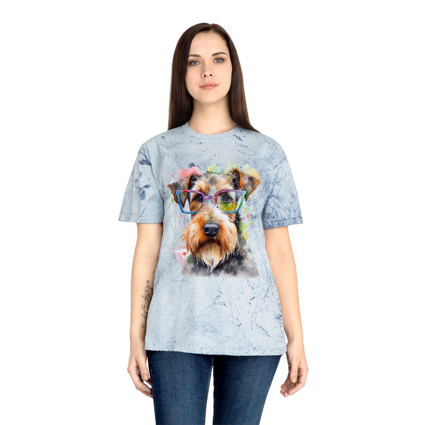 Airedale Terrier 6 Unisex Color Blast T-Shirt