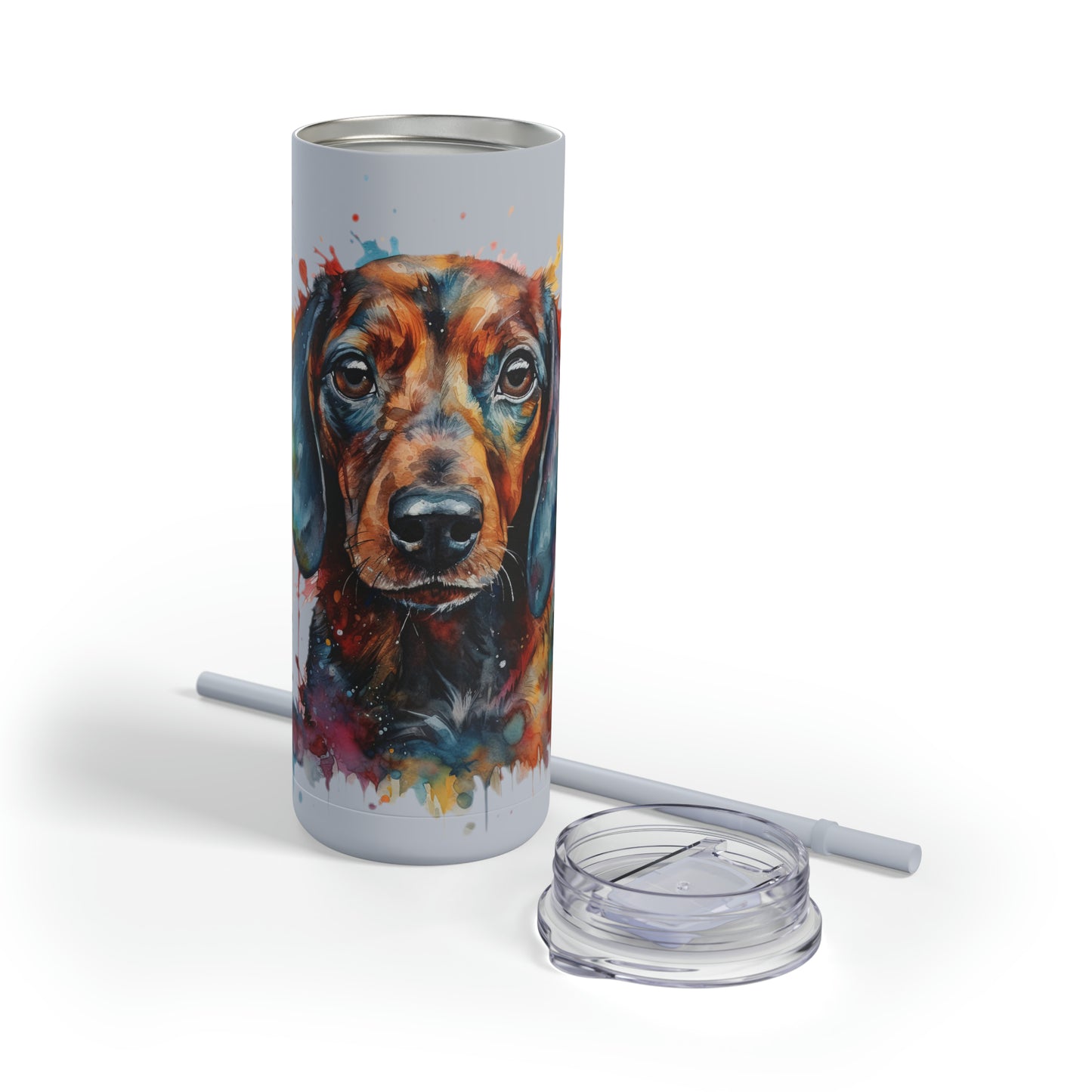 Dachshund 3 Maars Maker Skinny Matte Tumbler, 20oz