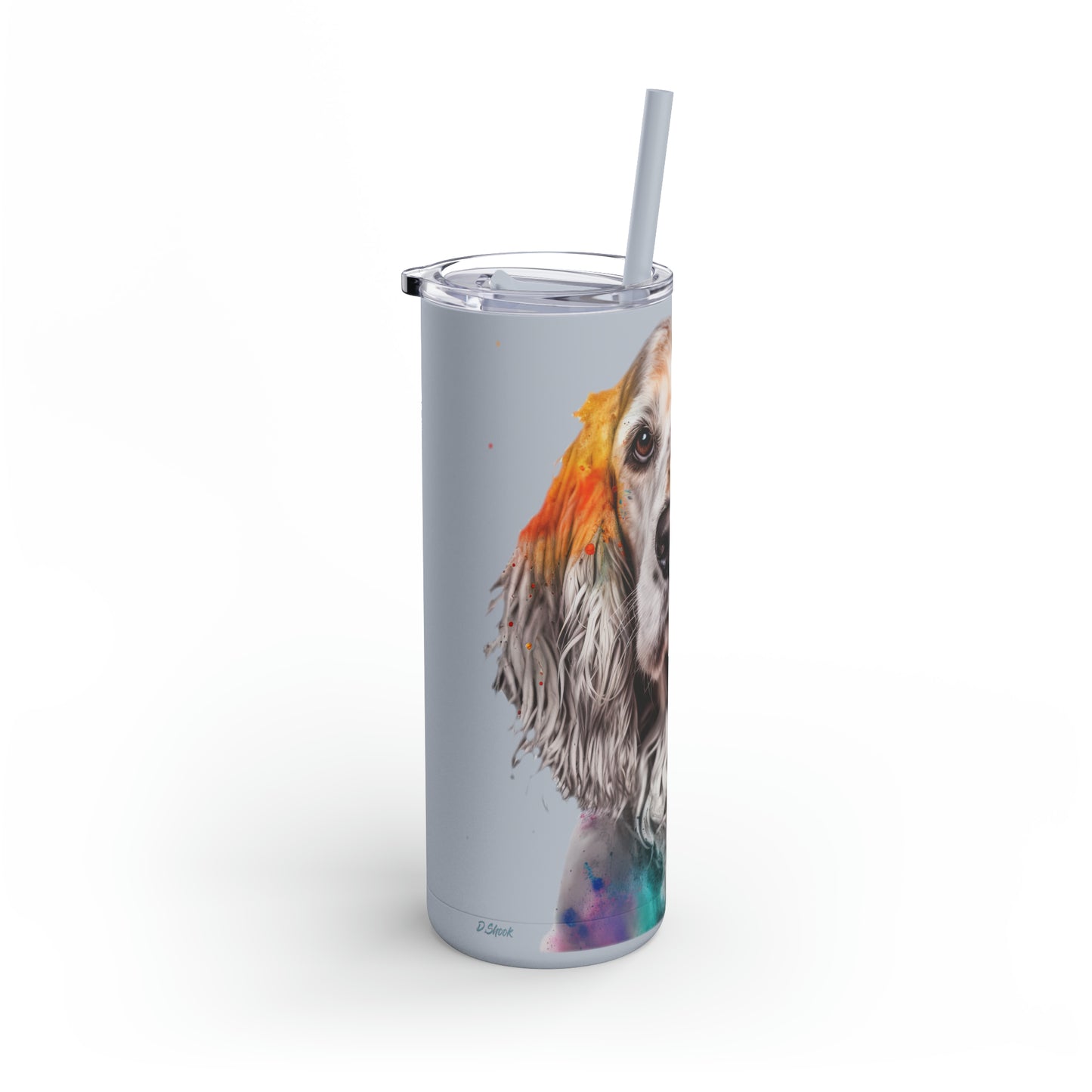 English Cocker Spaniel 3 Maars Maker Skinny Matte Tumbler, 20oz