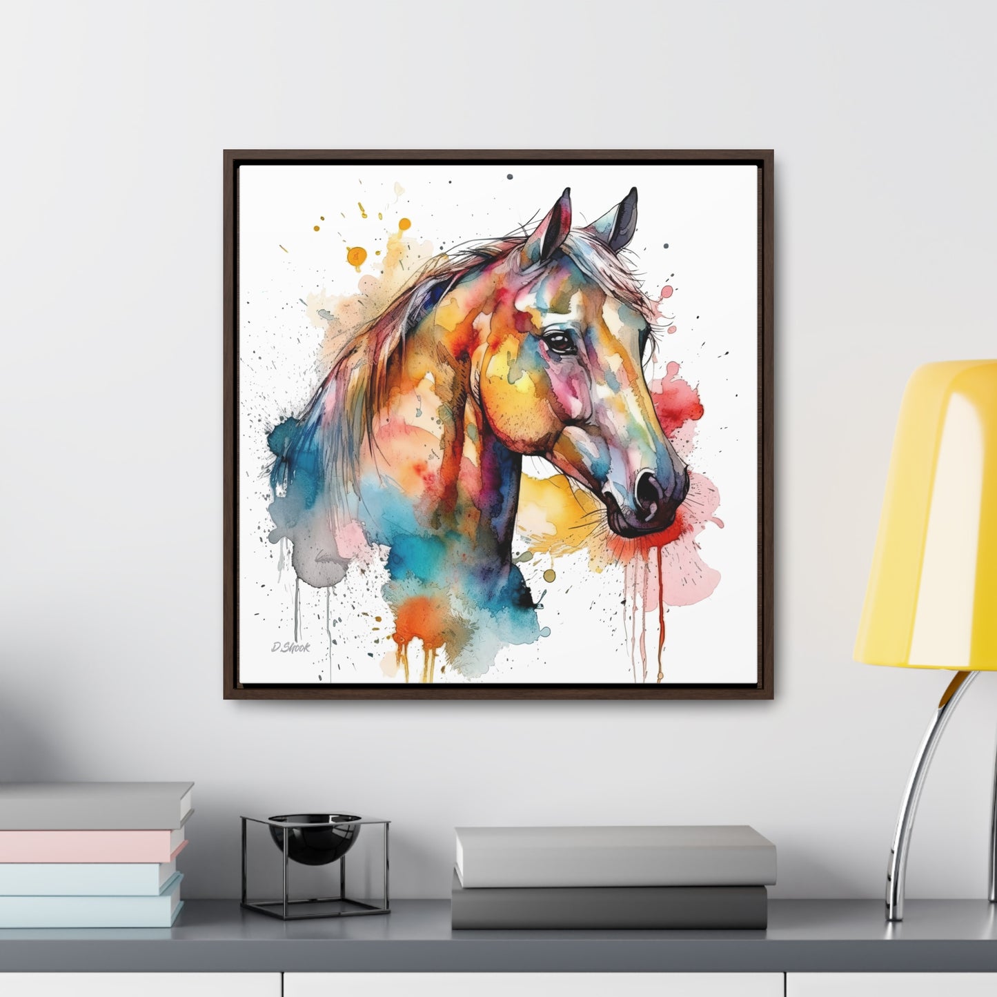 Horse Rescue 2 Gallery Canvas Wraps, Square Frame