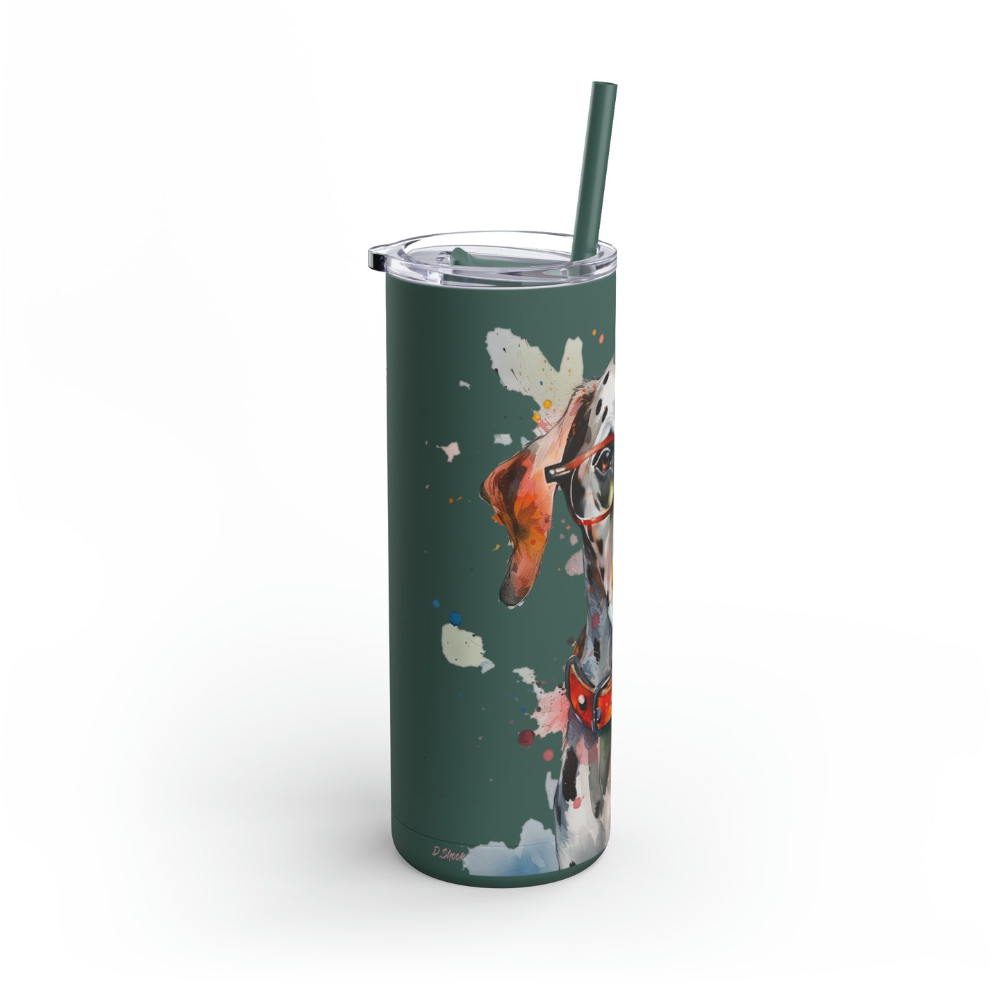 Dalmatian 3 Maars Maker Skinny Matte Tumbler, 20oz