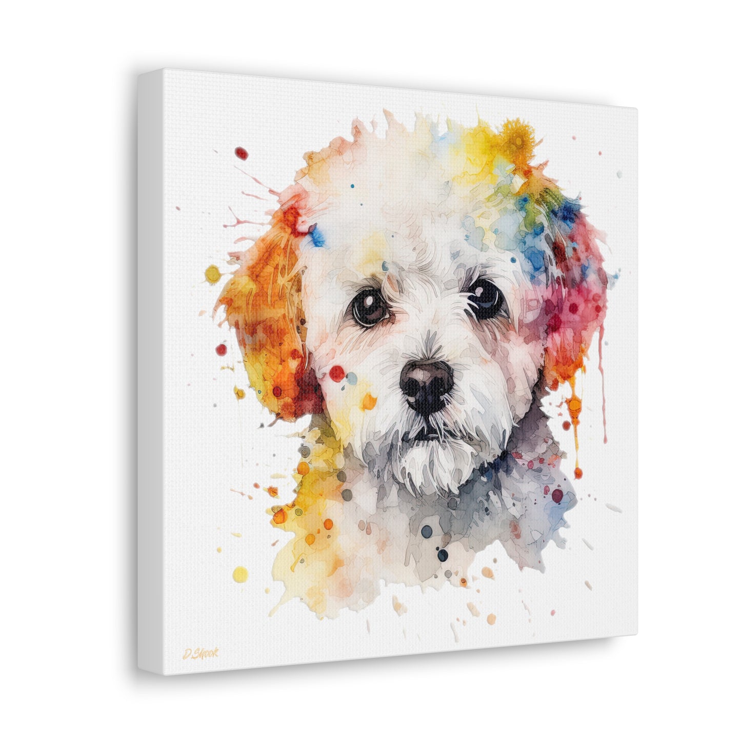 Bichon Frise 2 Canvas Gallery Wraps