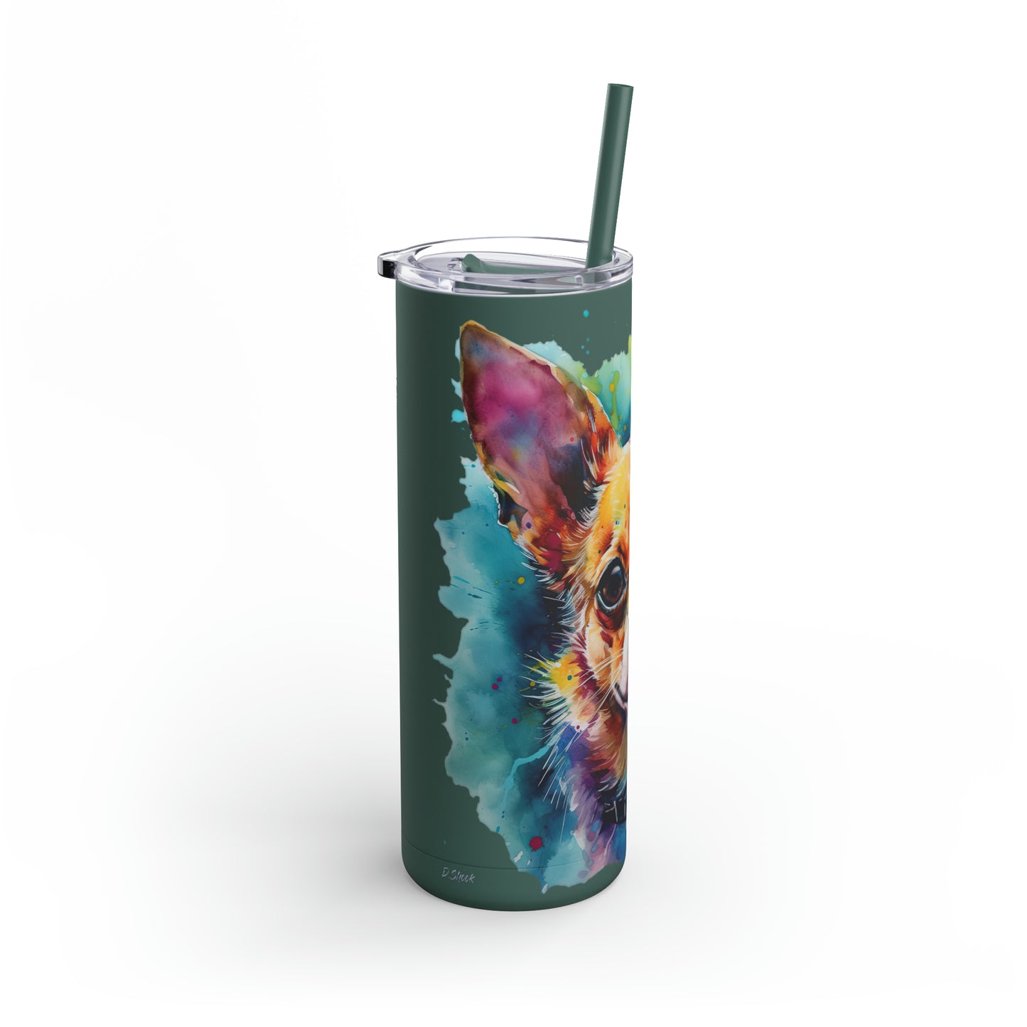 Chihuahua 1 Maars Maker Skinny Matte Tumbler, 20oz