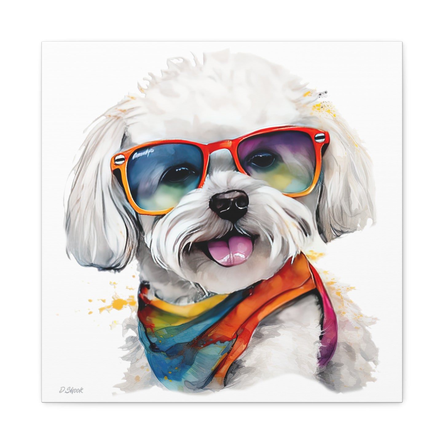Bichon Frise 5 Canvas Gallery Wraps