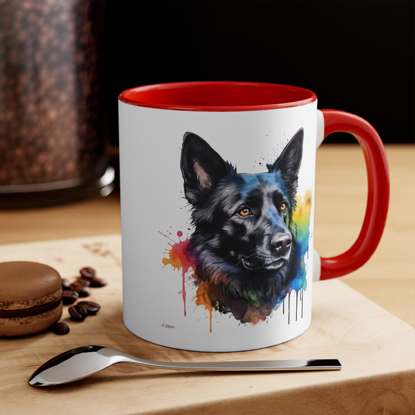 German Sheppard 22 Accent Mugs