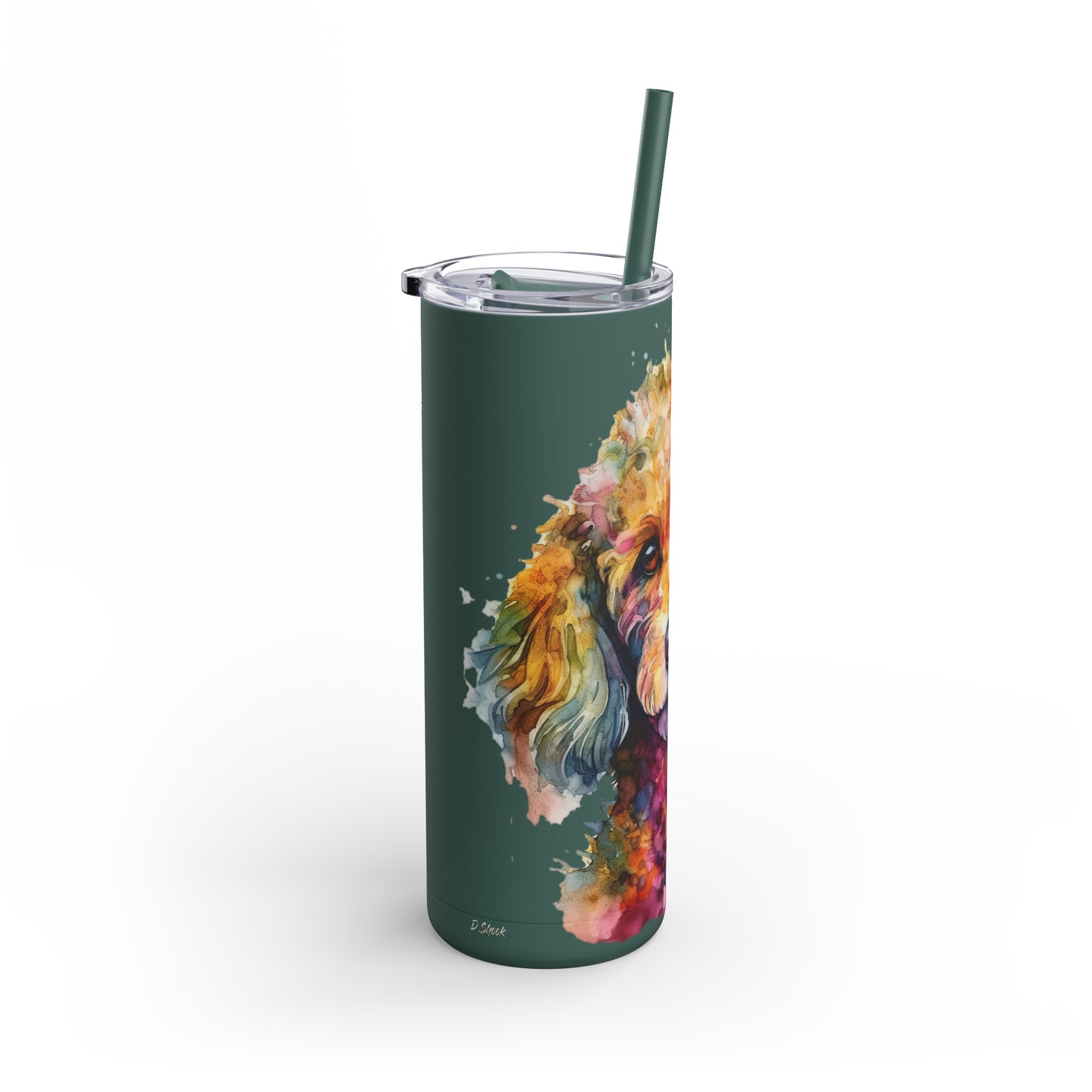 Poodle 2 Maars Maker Skinny Matte Tumbler, 20oz