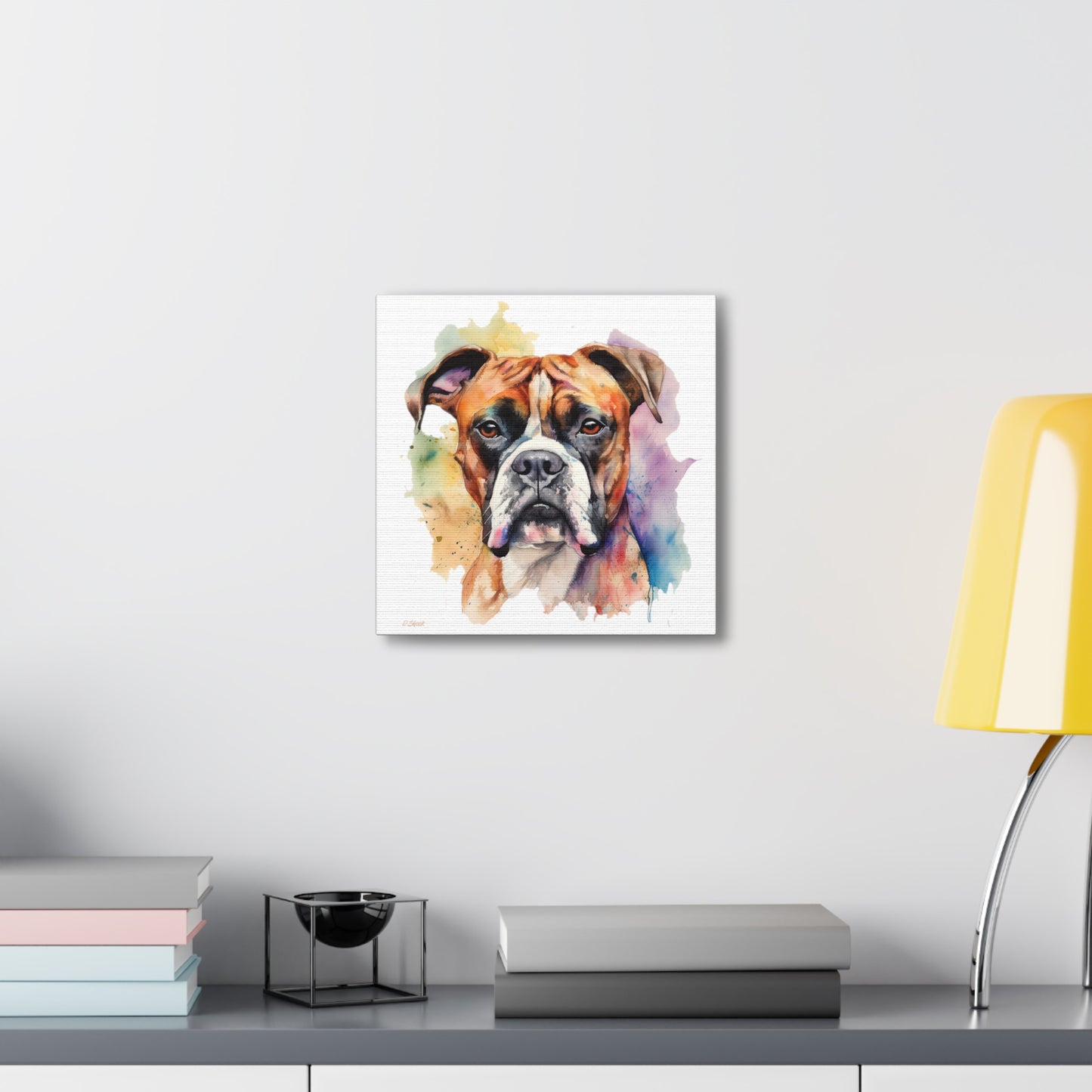 Boxer 2 Canvas Gallery Wraps