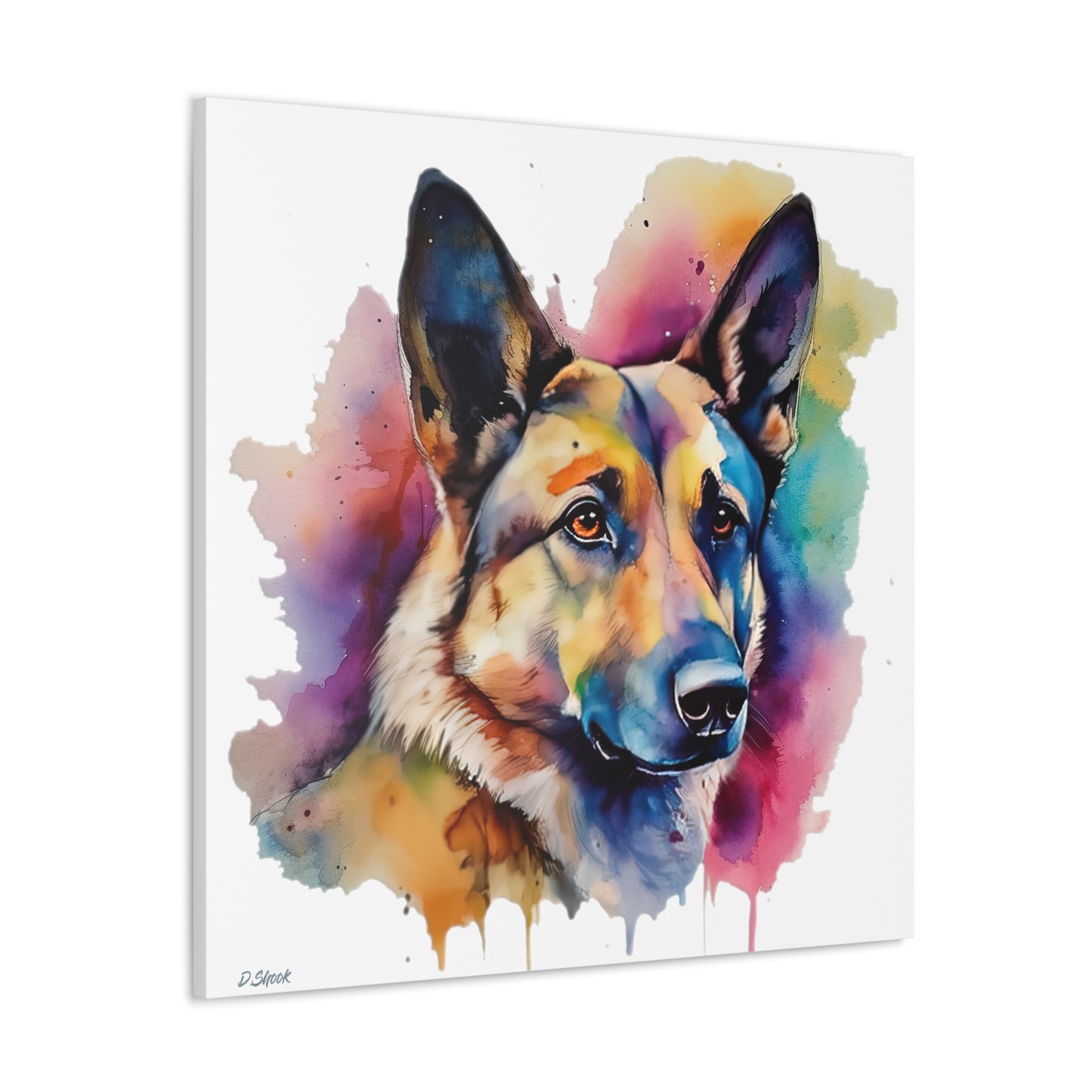 German Sheppard 3B Canvas Gallery Wraps