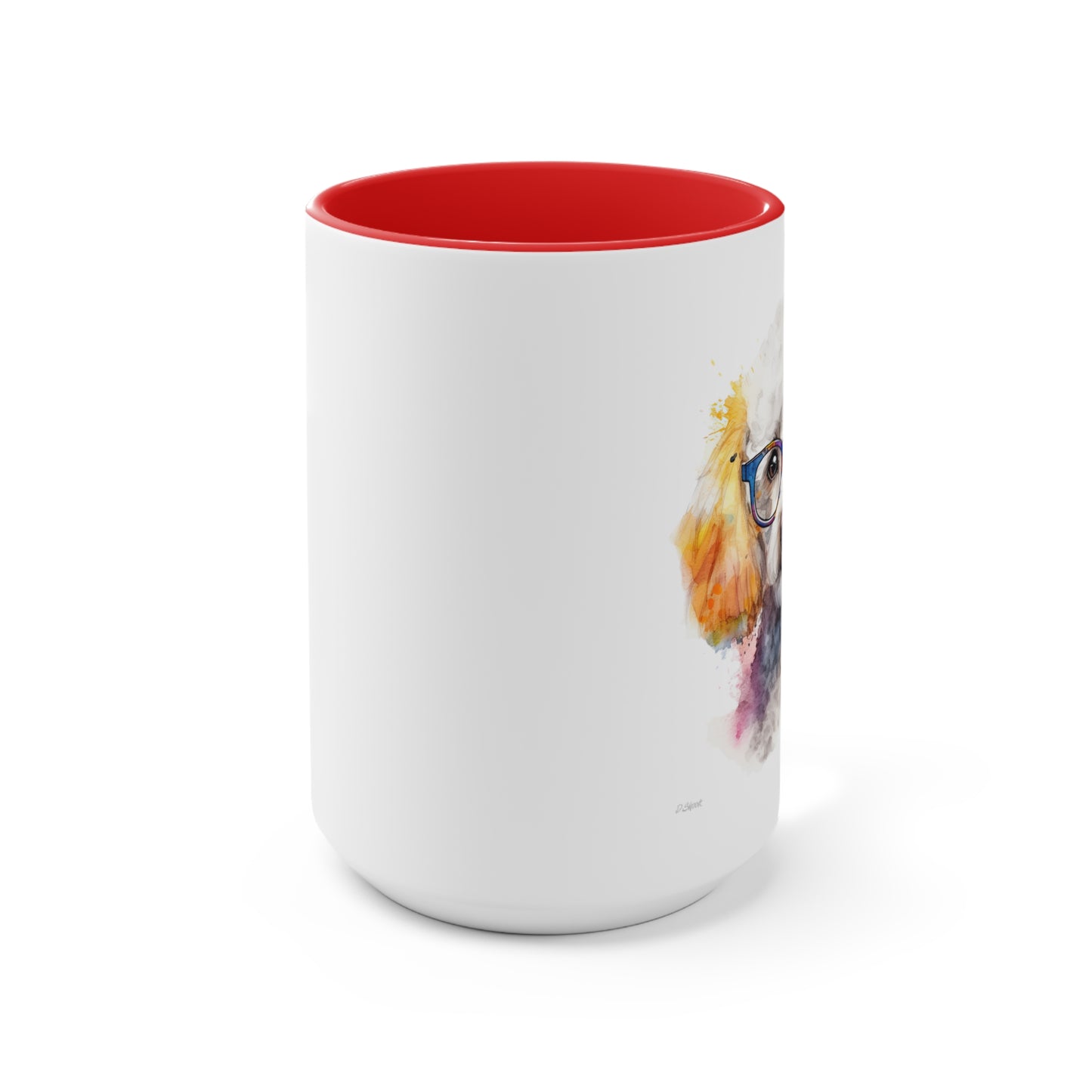 Poodle 10 Accent Mugs