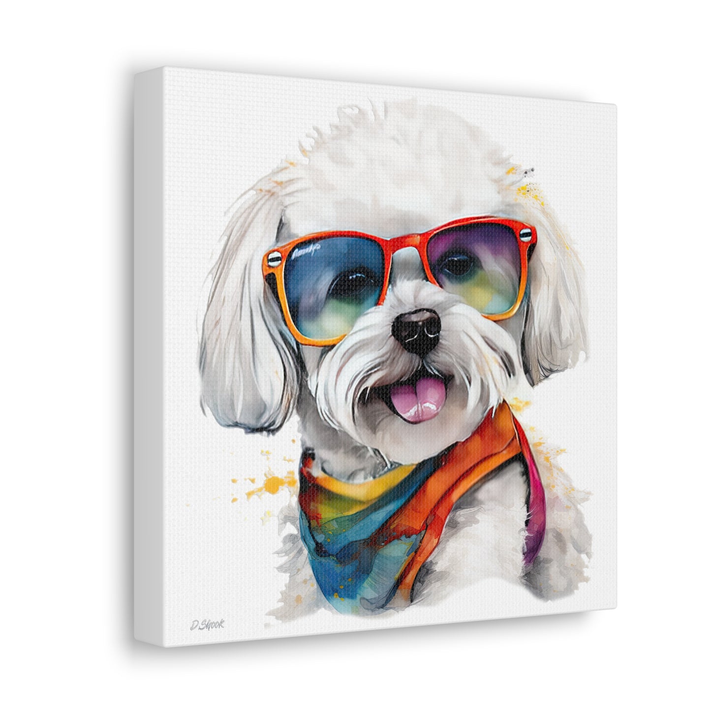 Bichon Frise 5 Canvas Gallery Wraps