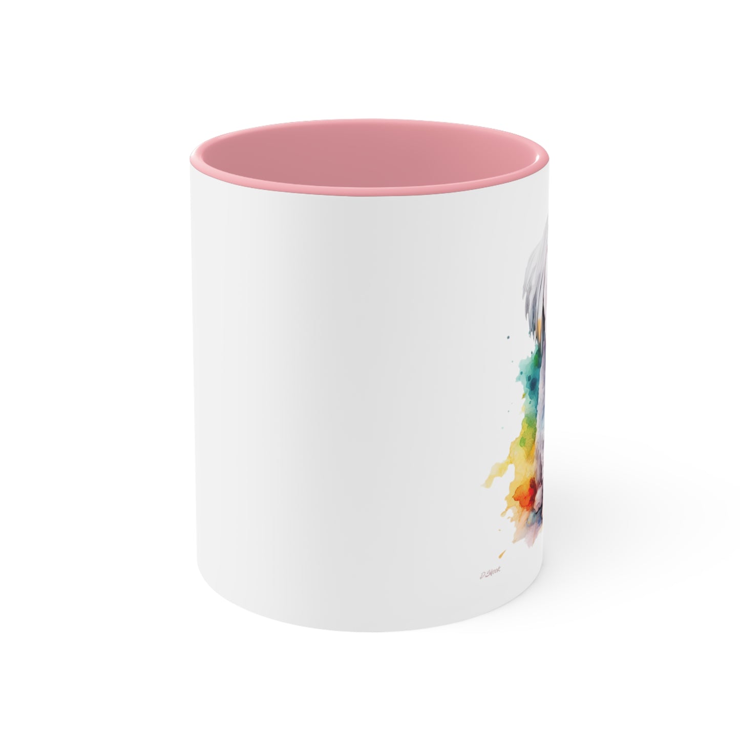 Maltese Dog 3 Accent Mugs