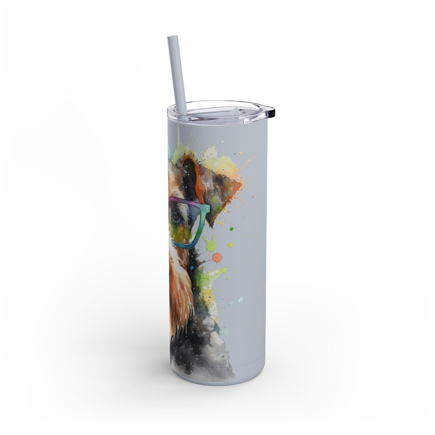 Airedale Terrier 6 Maars Maker Skinny Matte Tumbler, 20oz