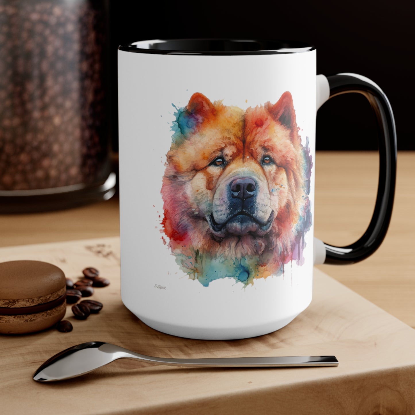 Chow Chow 2 Accent Mugs