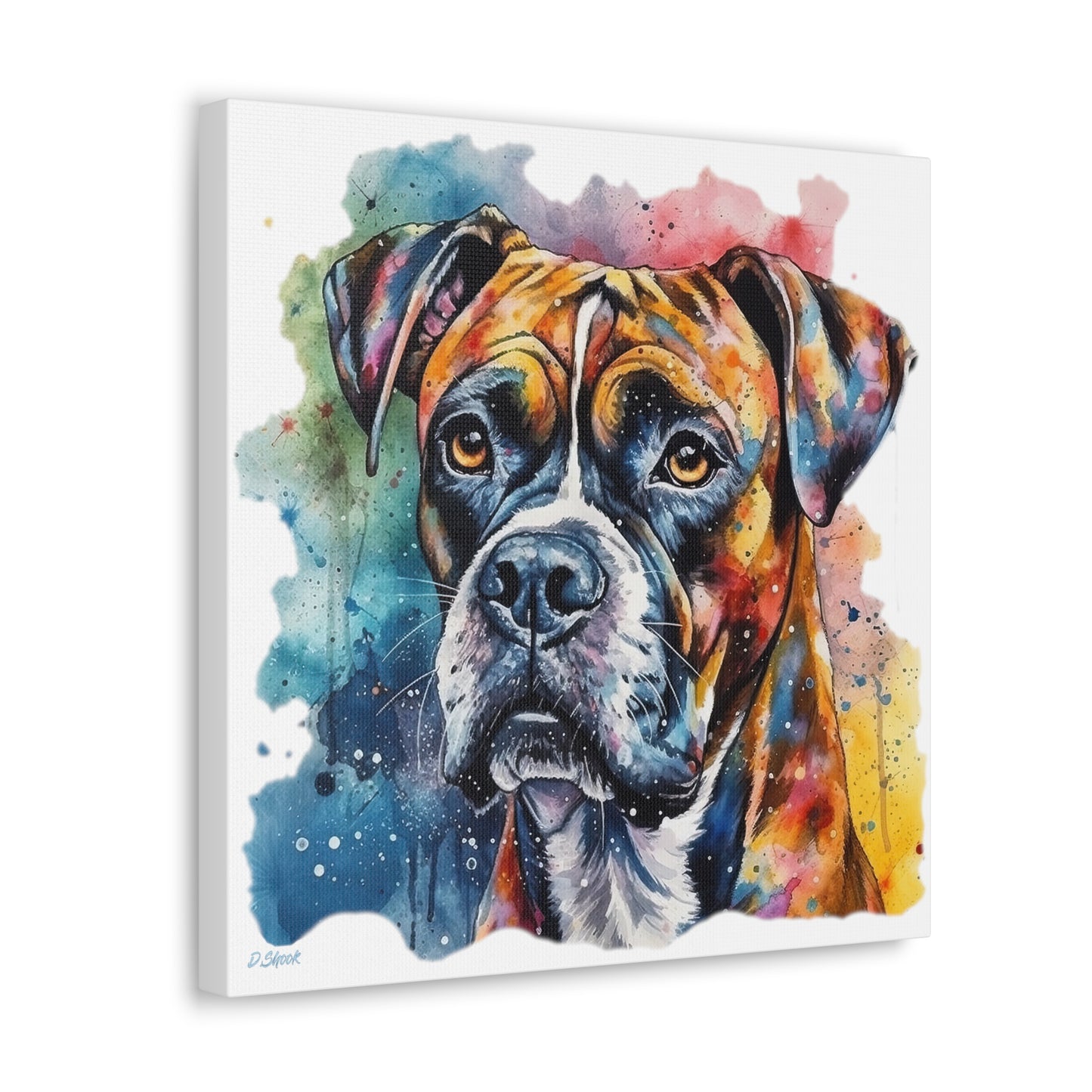 Boxer 3 Canvas Gallery Wraps