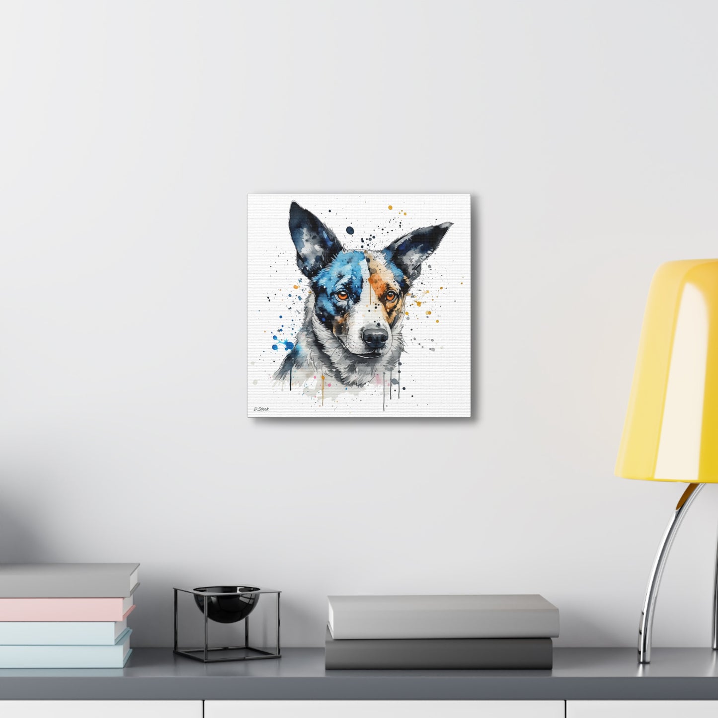Blue Heeler 1 Canvas Gallery Wraps