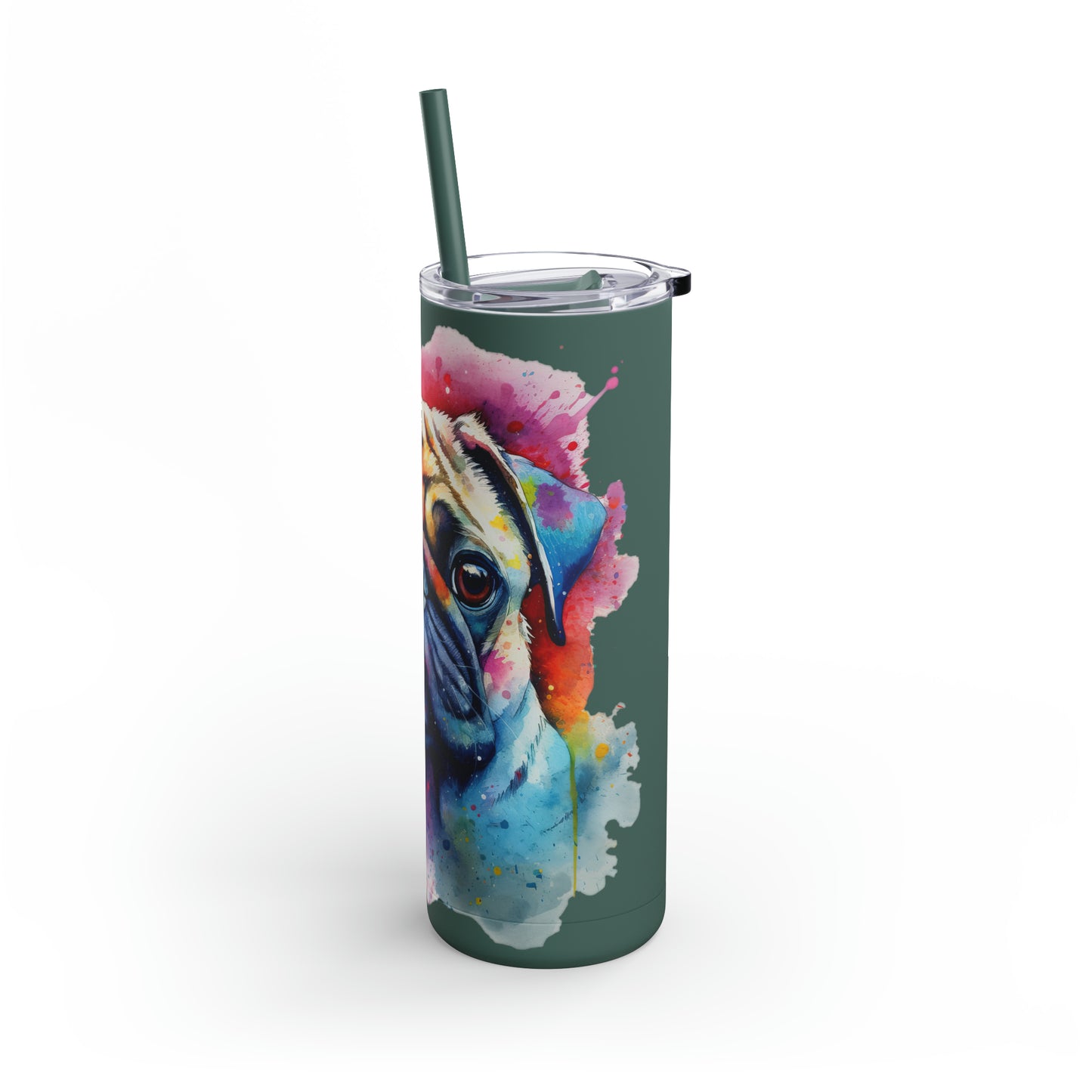 Pug 1 Maars Maker Skinny Matte Tumbler, 20oz