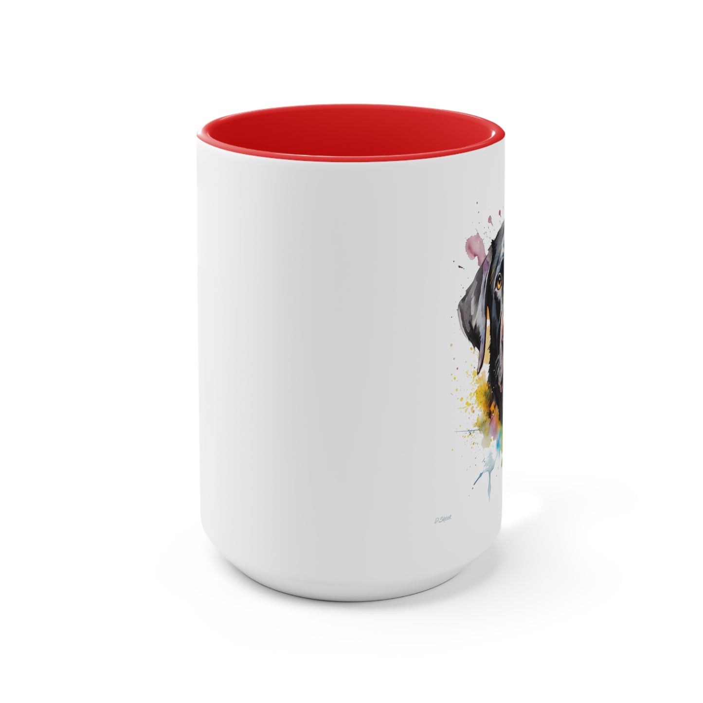 Black Lab 6 Accent Mugs