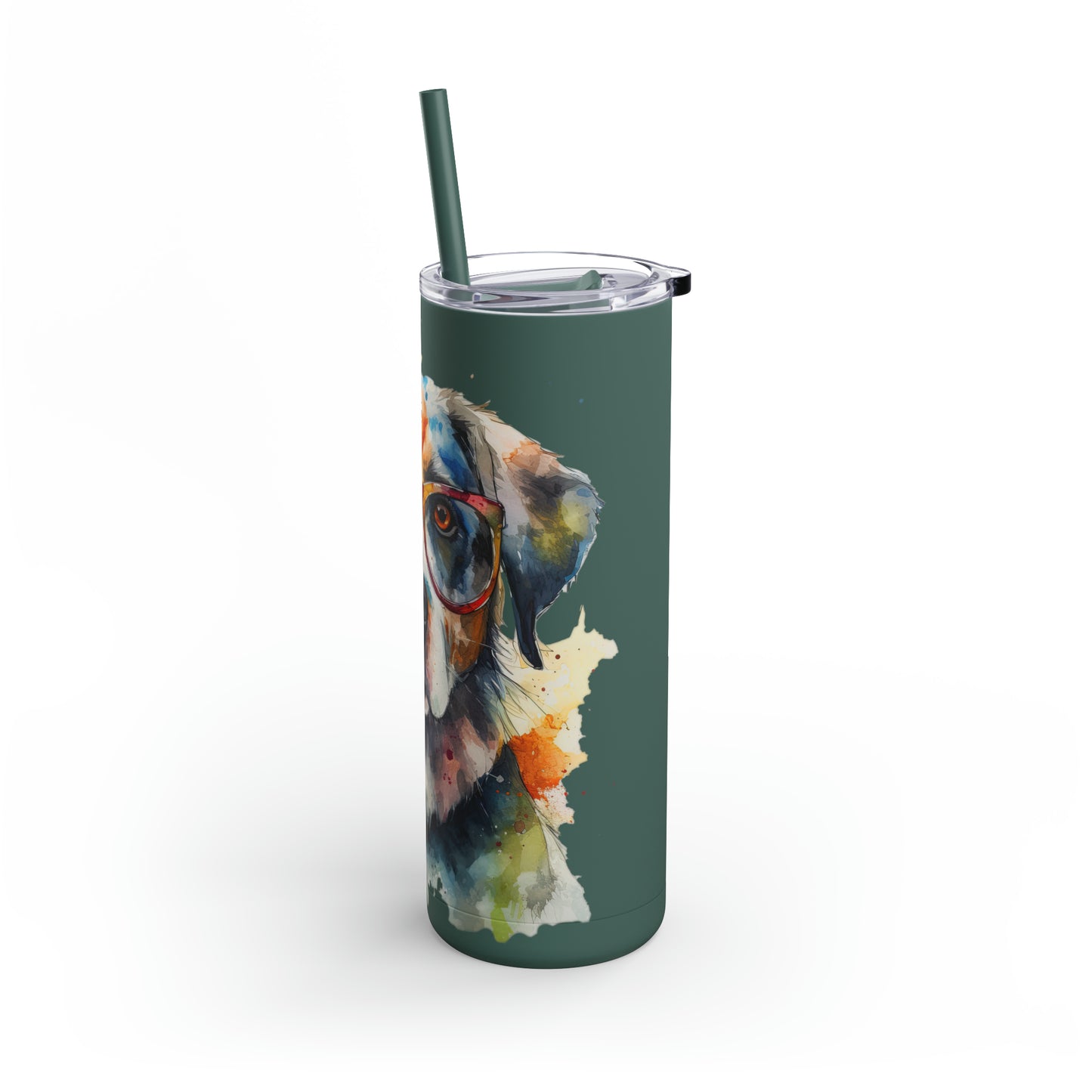 Greater Swiss Mountain Dog 4 Maars Maker Skinny Matte Tumbler, 20oz
