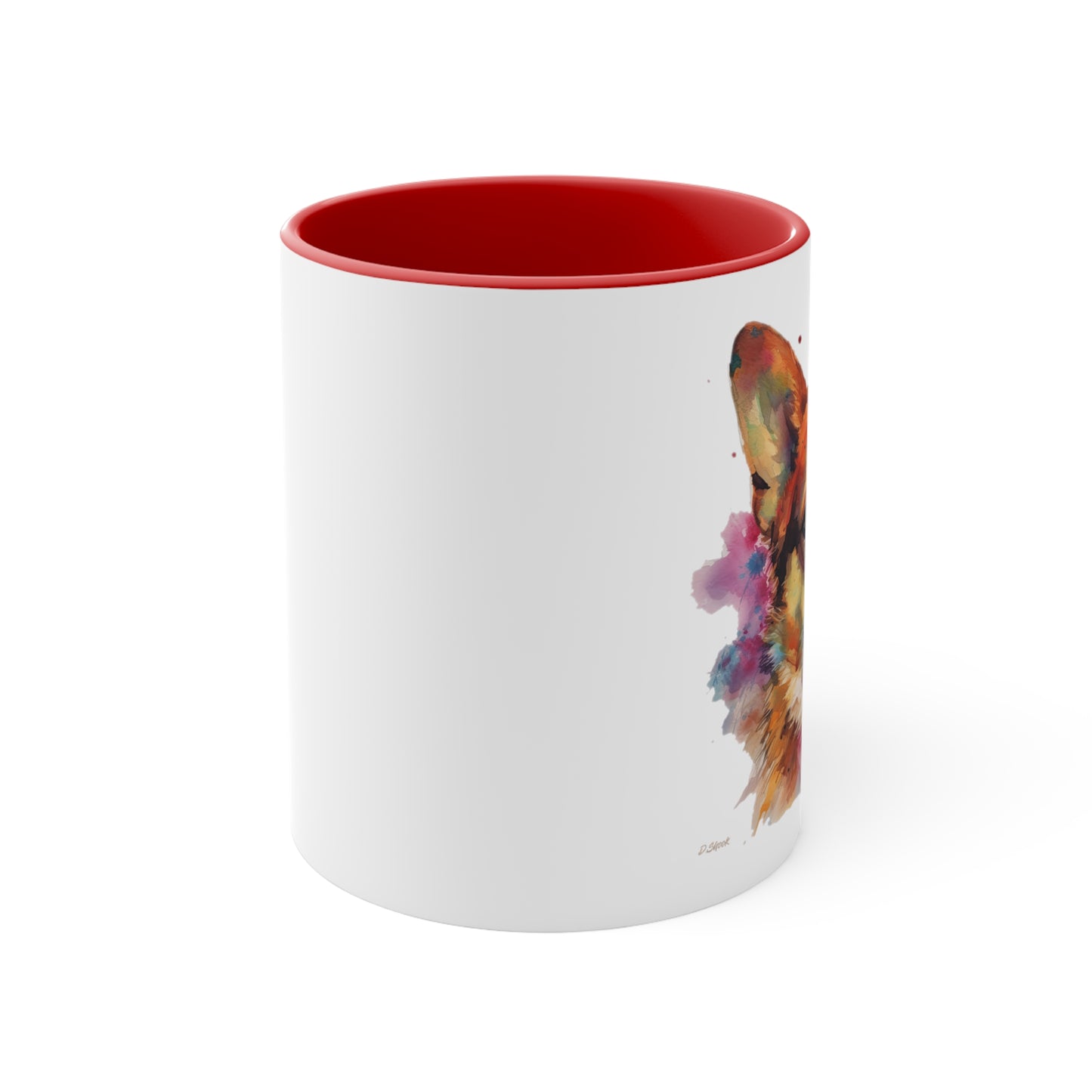 Pembroke Welsh Corgi 2 Accent Mugs