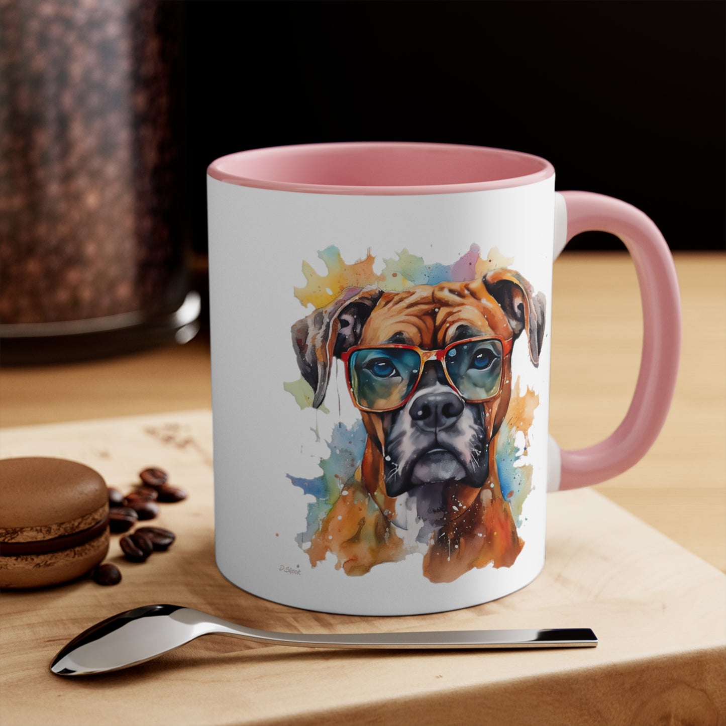 Boxer 4 Accent Mugs