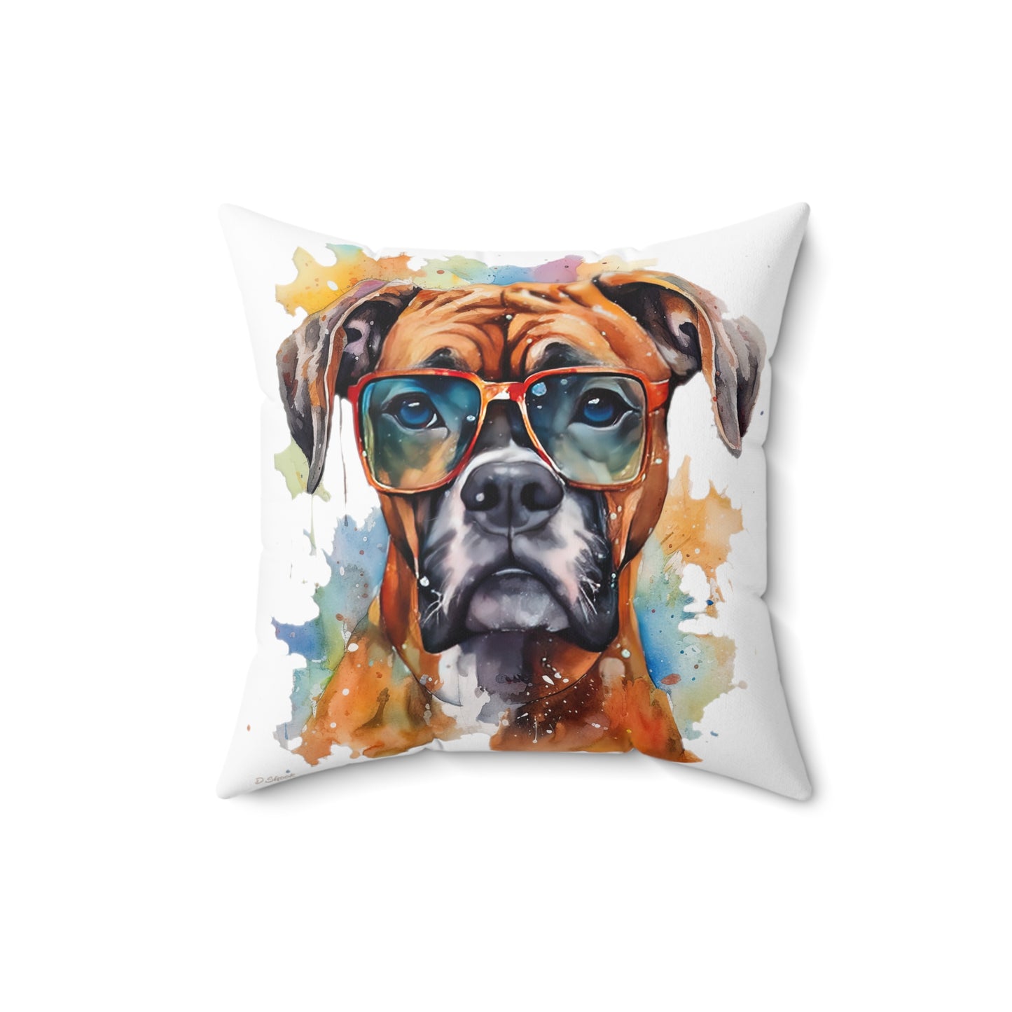 Boxer 4 Spun Polyester Square Pillow