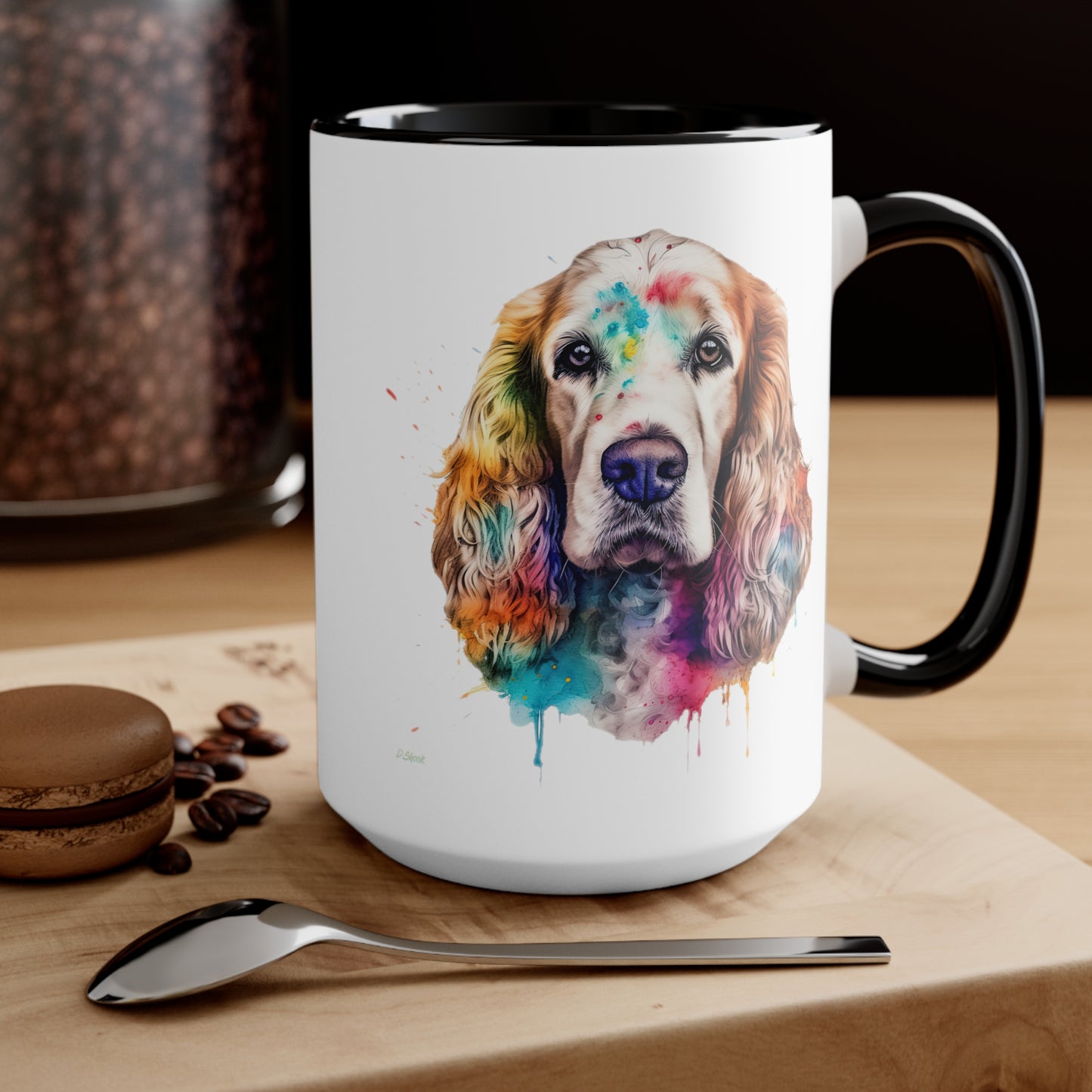 English Cocker Spaniel 2 Accent Mugs