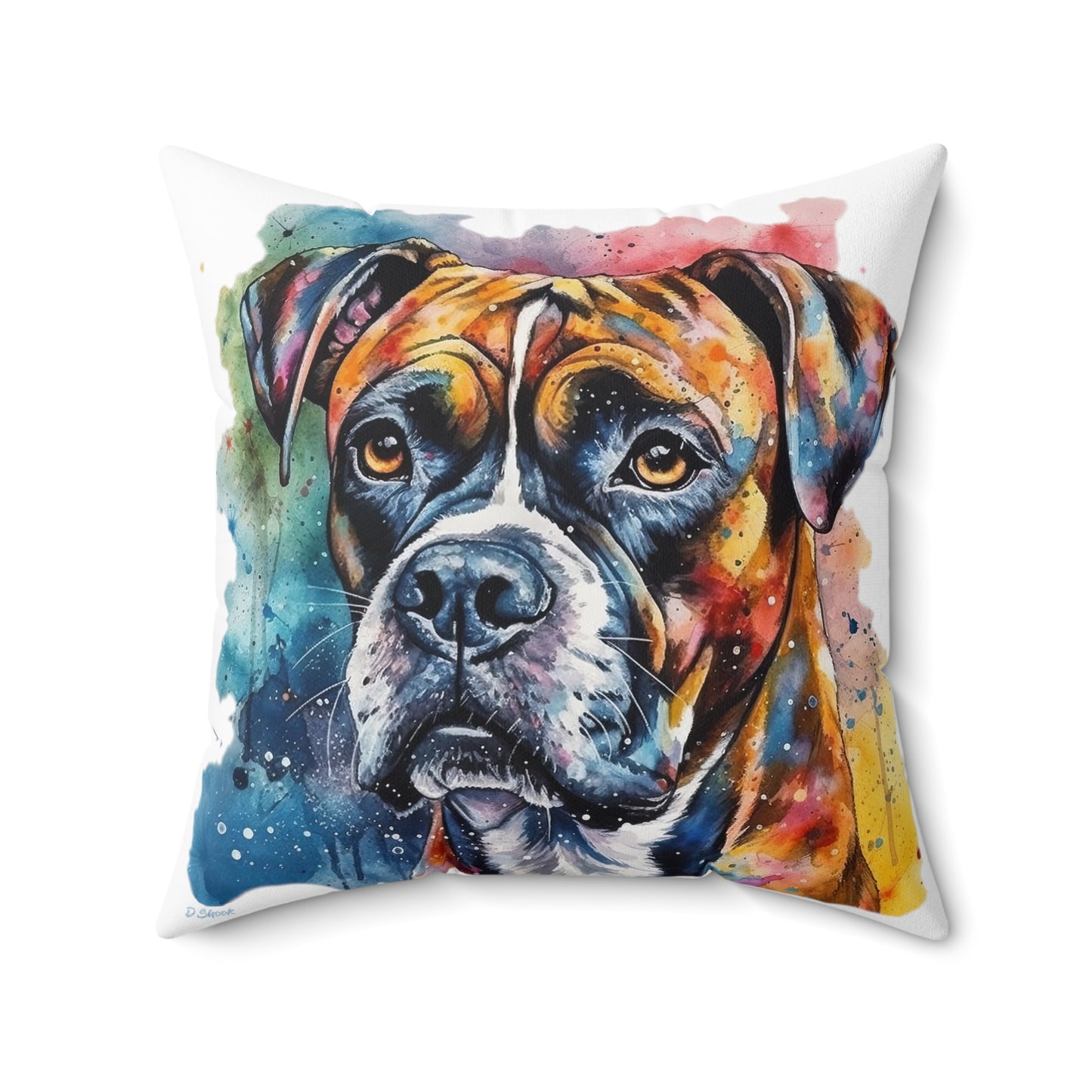 Boxer 3 Spun Polyester Square Pillow