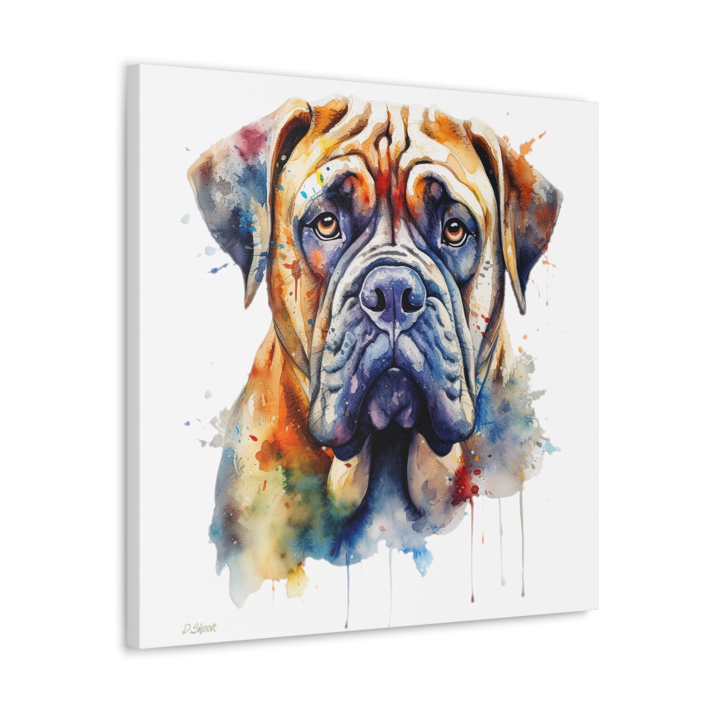 Bullmastiff 3 Canvas Gallery Wraps