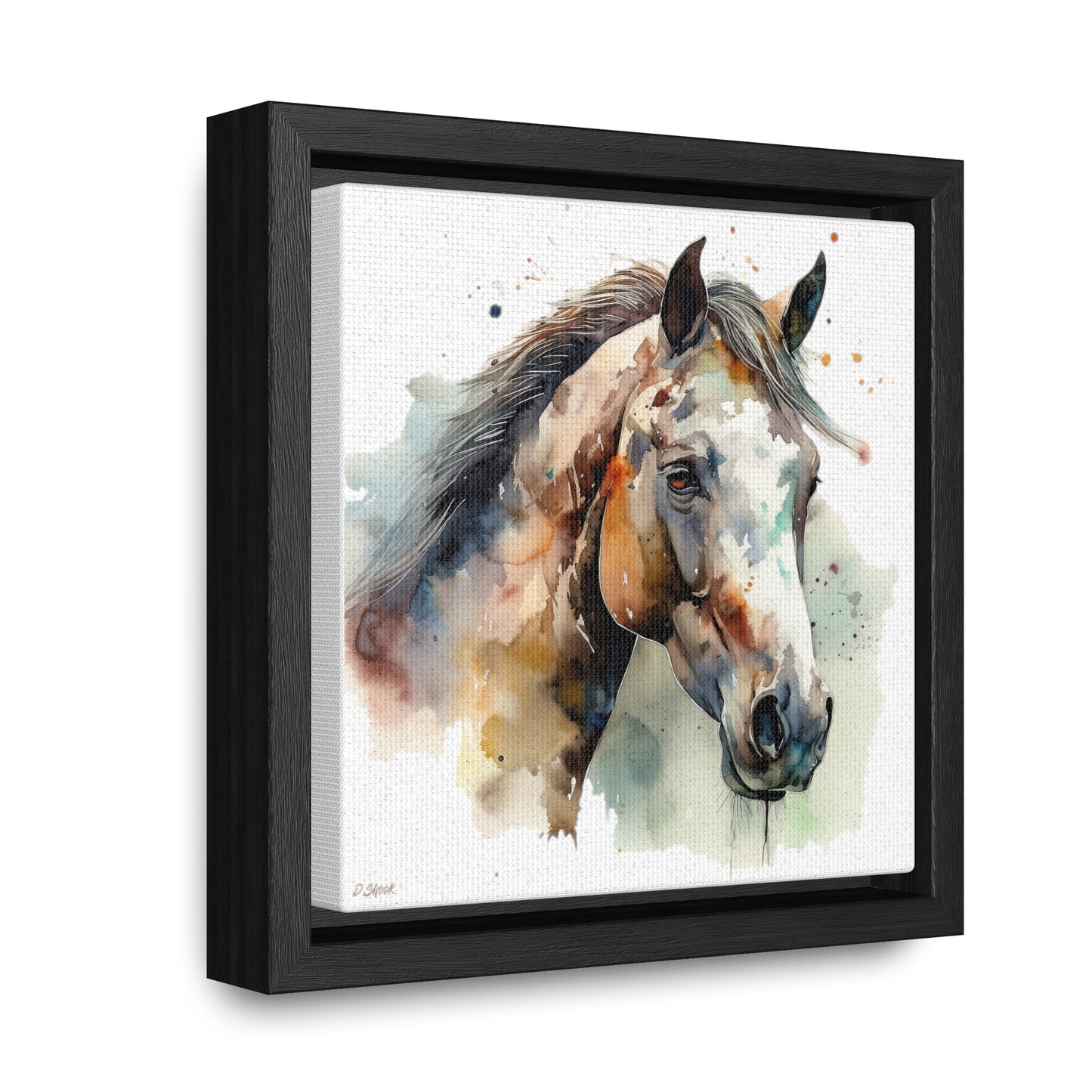 Horse Rescue 22 Gallery Canvas Wraps, Square Frame