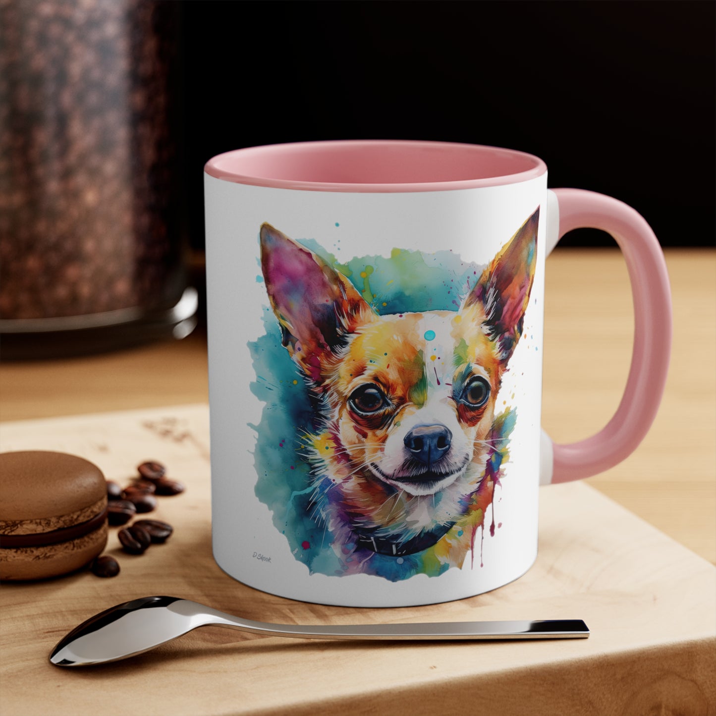 Chihuahua 1 Accent Mugs