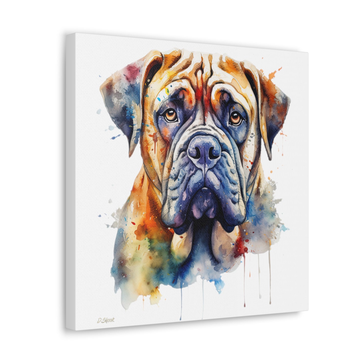 Bullmastiff 3 Canvas Gallery Wraps