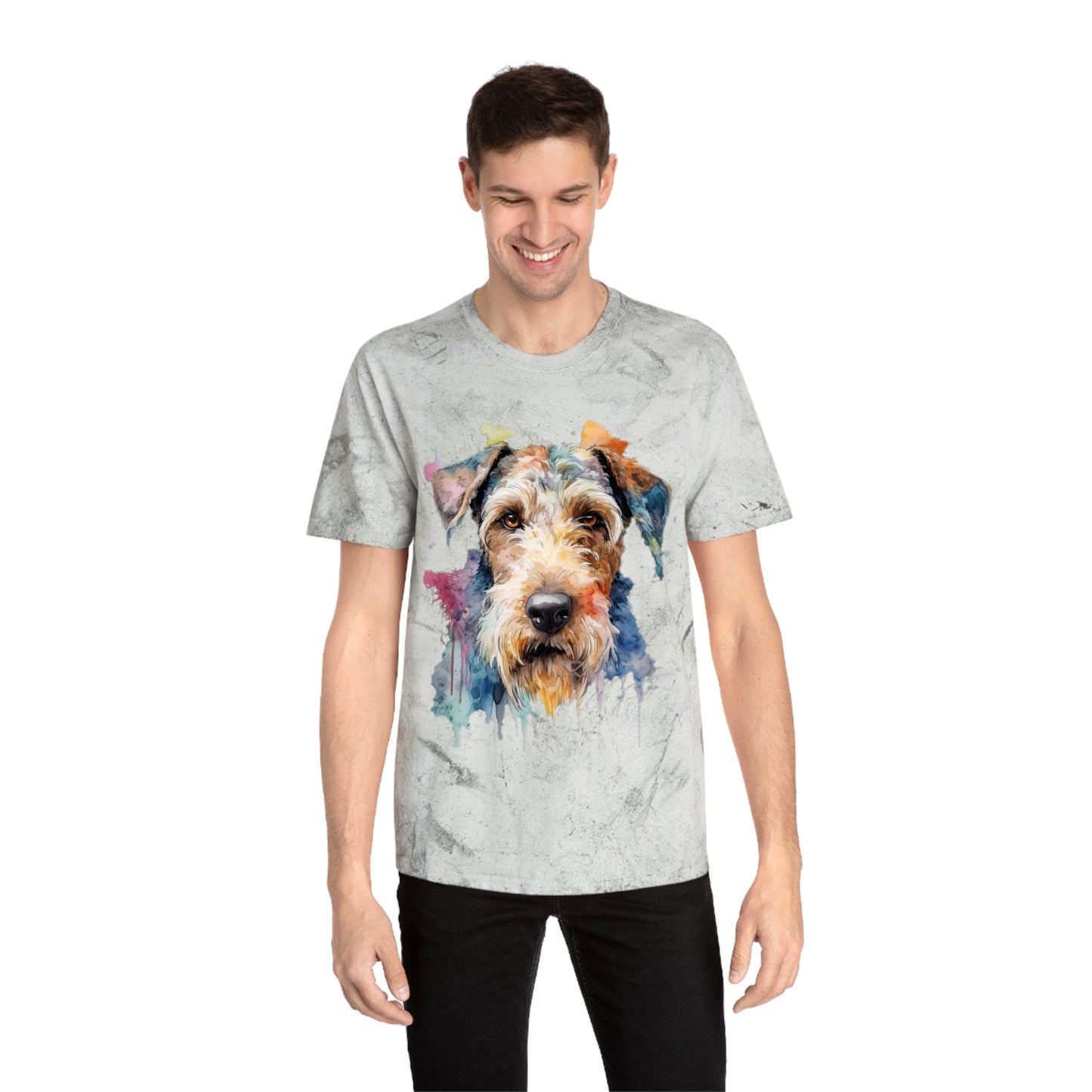 Airedale Terrier 2 Unisex Color Blast T-Shirt
