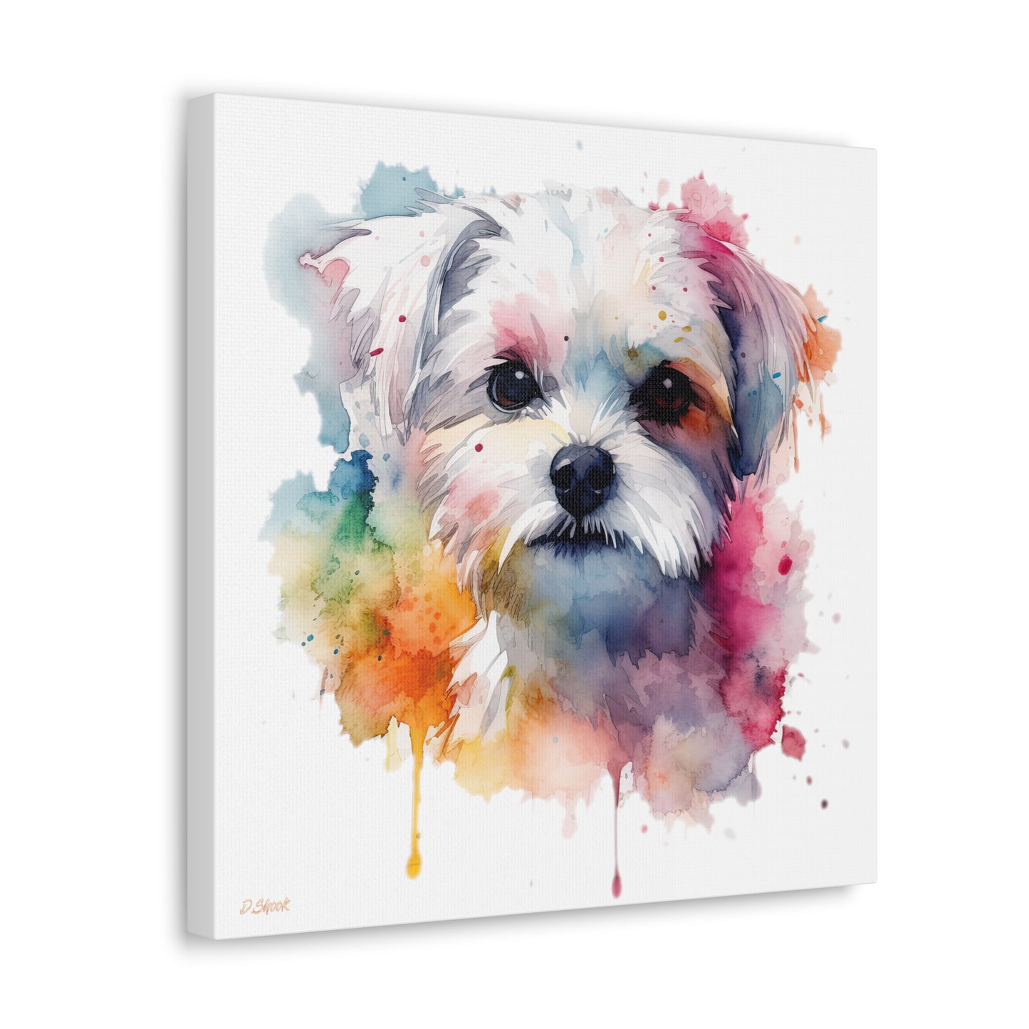 Maltese Dog 1 Canvas Gallery Wraps