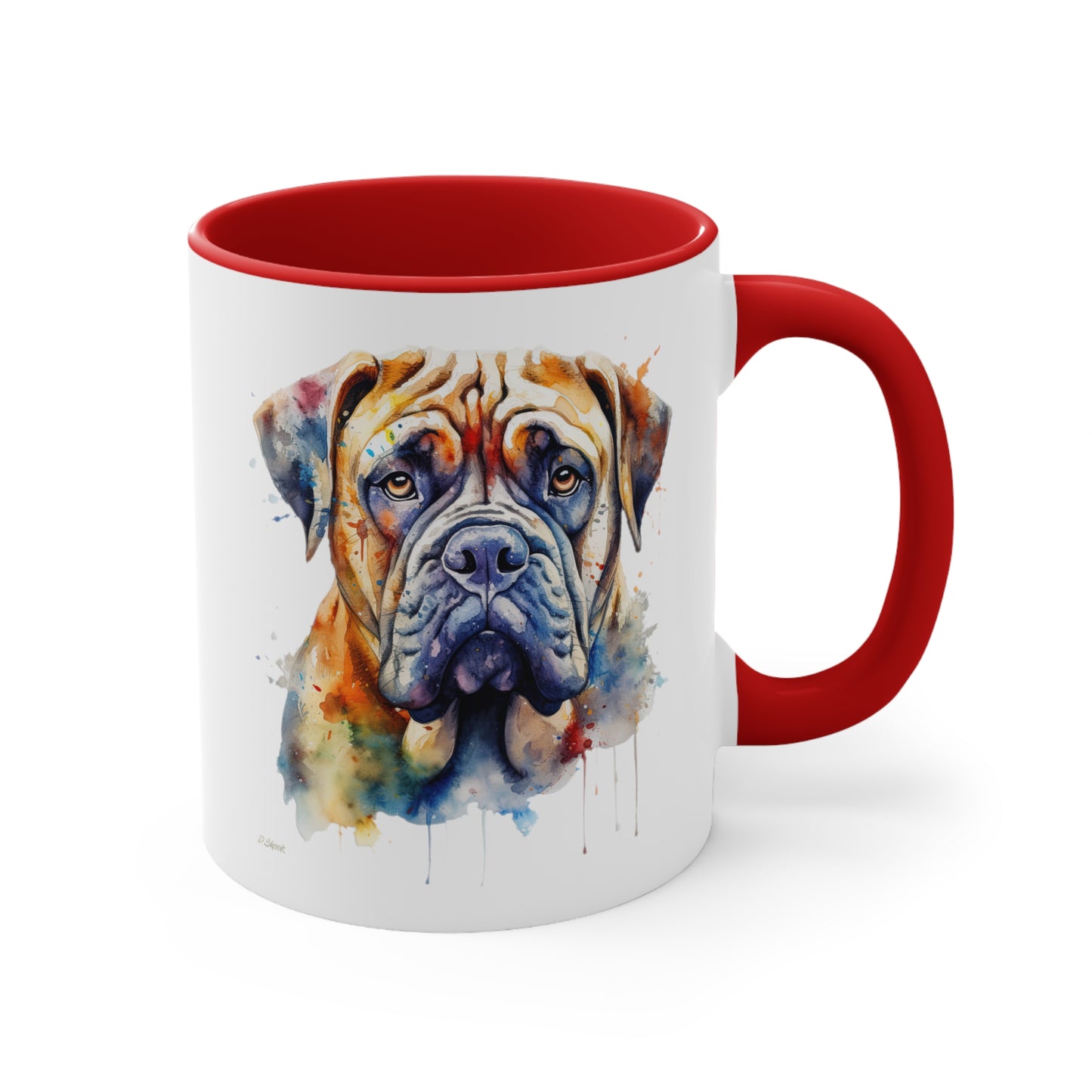 Bullmastiff 3 Accent Mugs