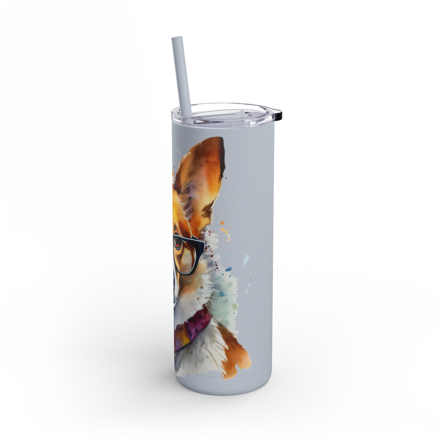 Pembroke Welsh Corgi 4 Maars Maker Skinny Matte Tumbler, 20oz