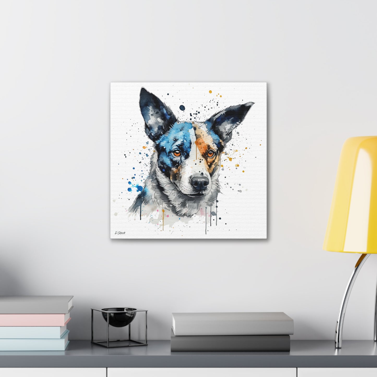 Blue Heeler 1 Canvas Gallery Wraps
