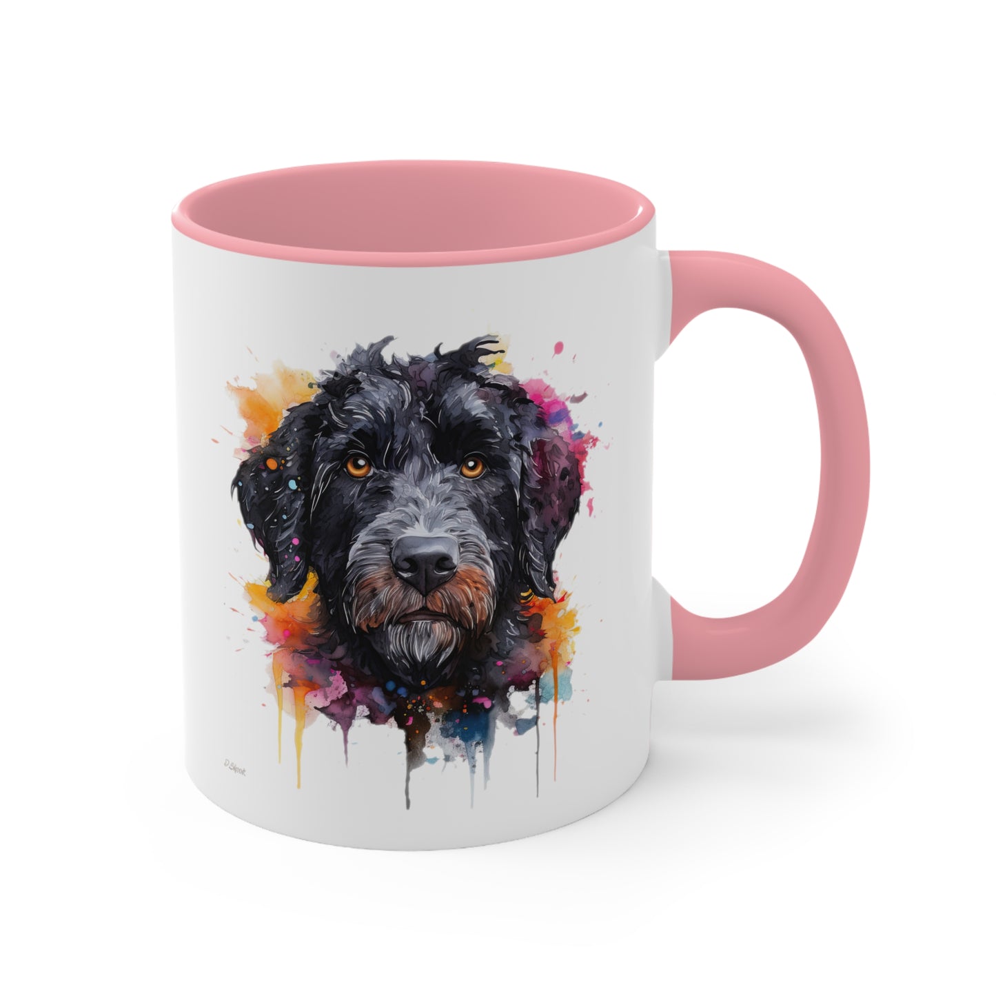 Portuguese Water Dog 5 Accent Mugs