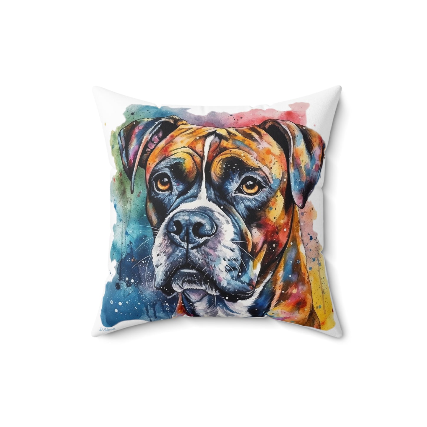 Boxer 3 Spun Polyester Square Pillow