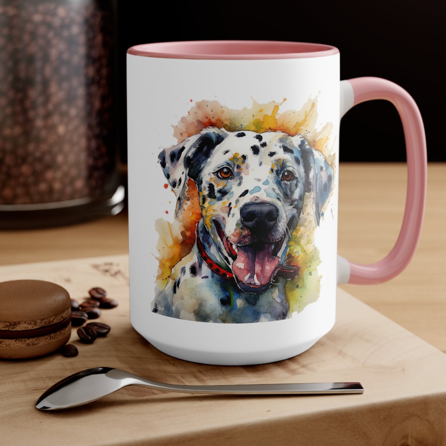 Dalmatian 2 Accent Mugs